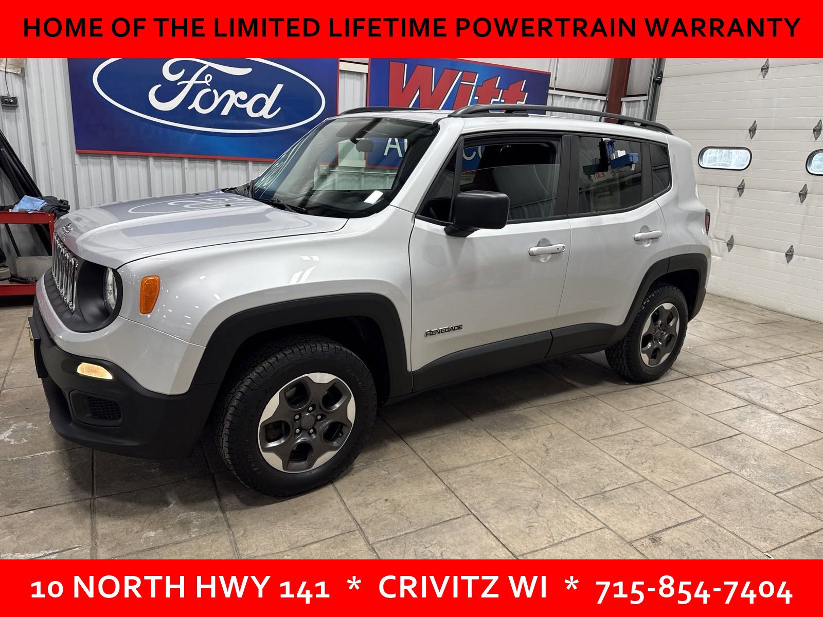 Used 2017 Jeep Renegade Sport with VIN ZACCJBAB3HPG40022 for sale in Crivitz, WI