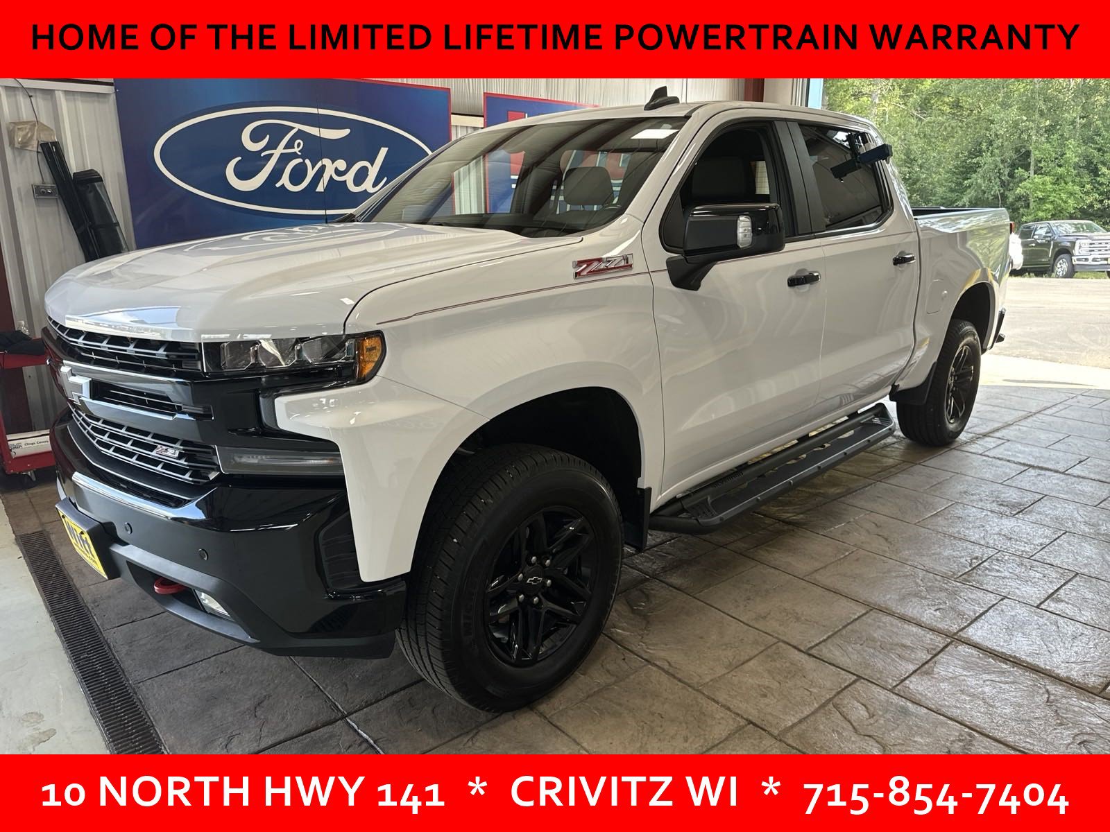 Used 2019 Chevrolet Silverado 1500 LT Trail Boss with VIN 1GCPYFED9KZ117175 for sale in Crivitz, WI