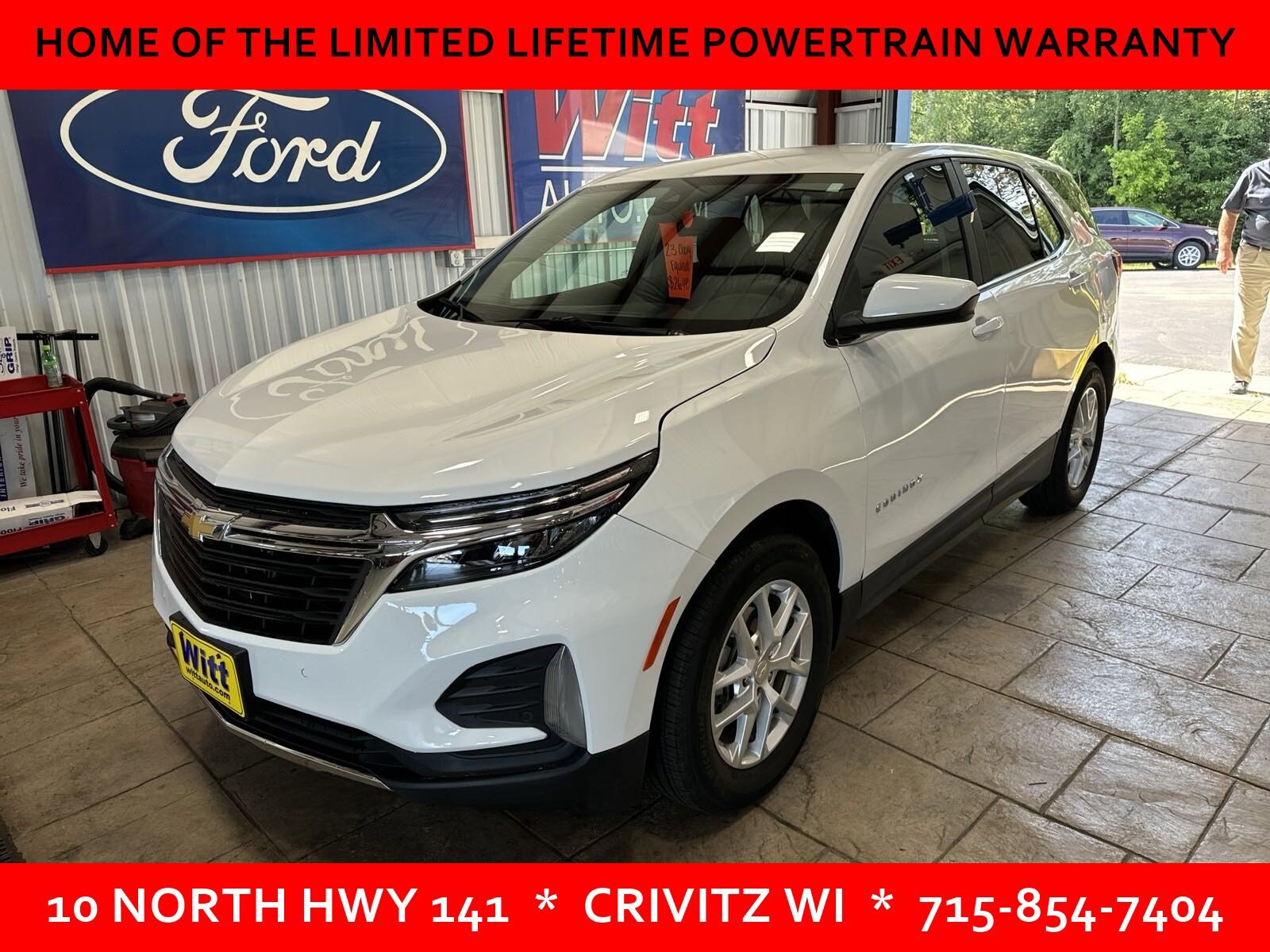 Used 2023 Chevrolet Equinox LT with VIN 3GNAXJEG0PS187343 for sale in Crivitz, WI