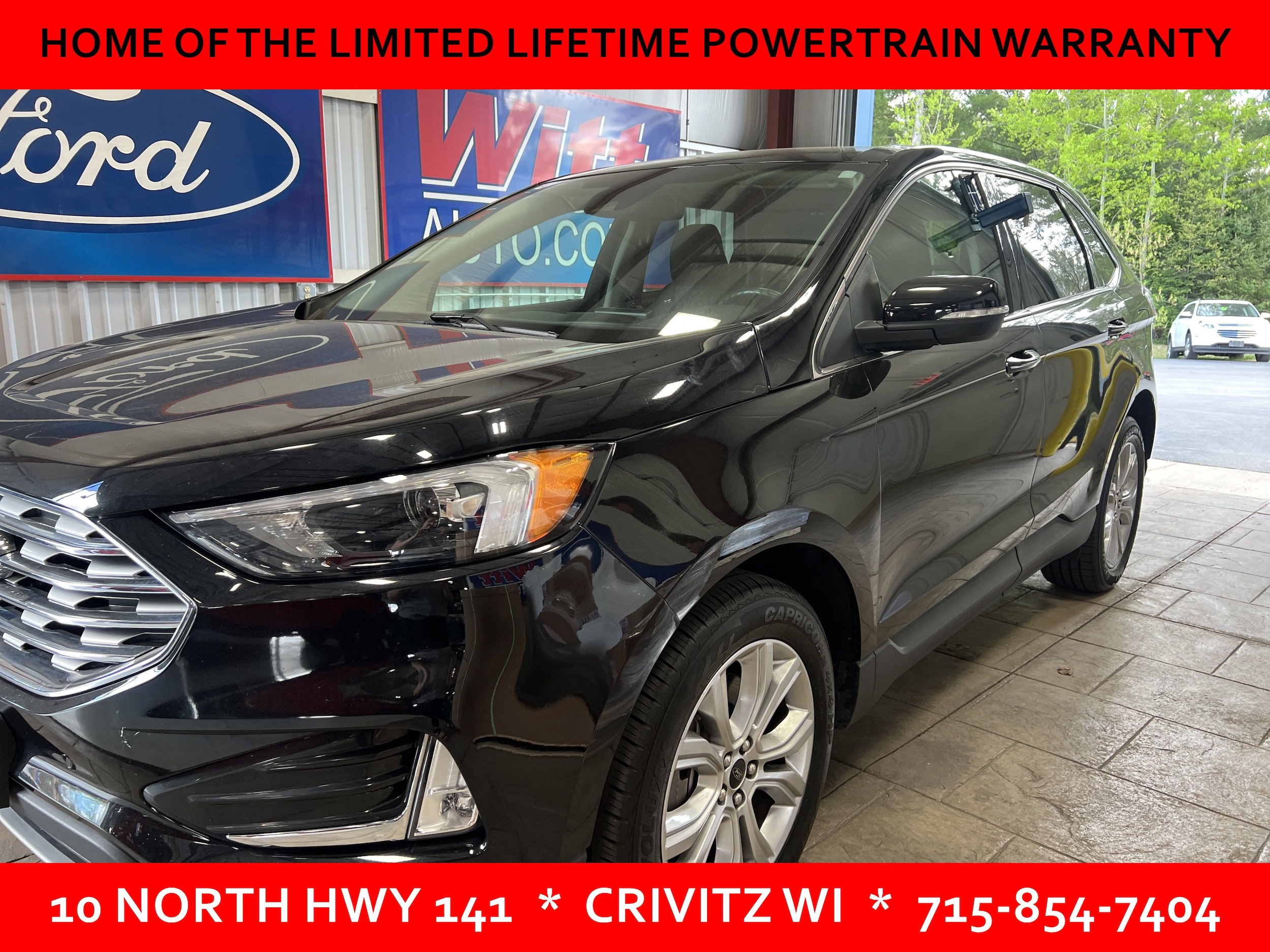 Used 2023 Ford Edge Titanium with VIN 2FMPK4K92PBA23098 for sale in Crivitz, WI