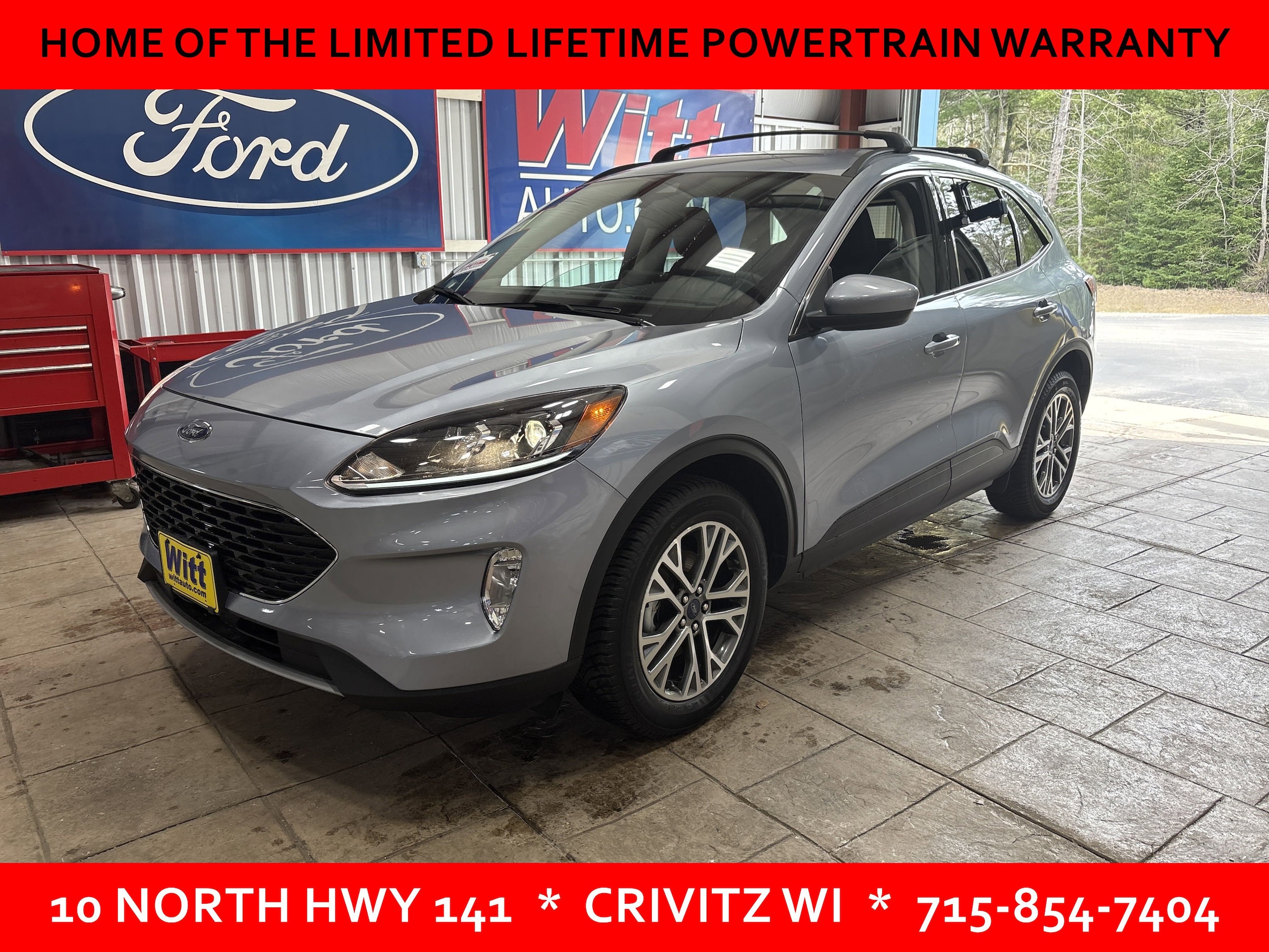 Used 2022 Ford Escape SEL with VIN 1FMCU9H97NUB05896 for sale in Crivitz, WI