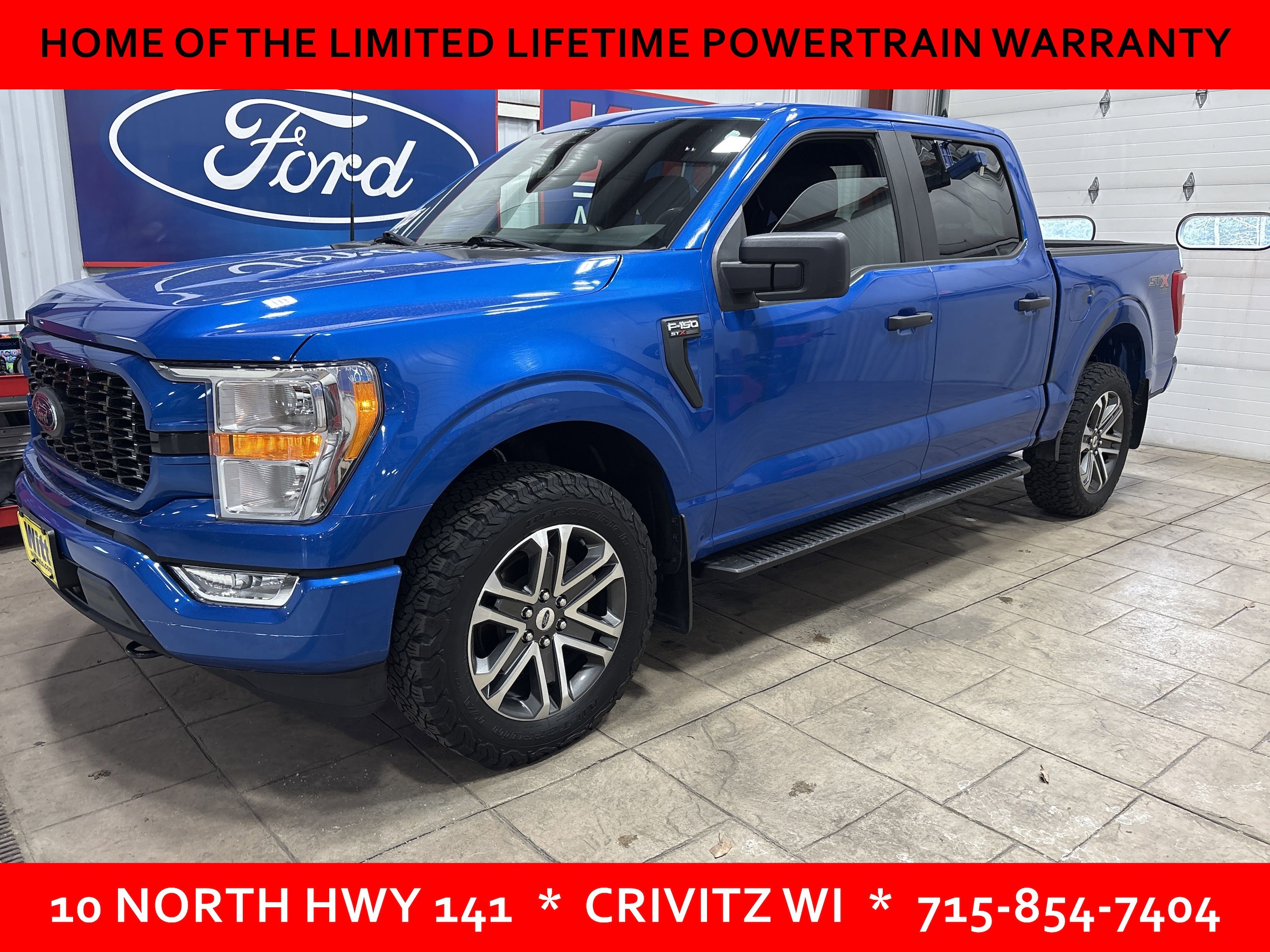 Used 2021 Ford F-150 XL with VIN 1FTEW1EP8MKE35794 for sale in Crivitz, WI