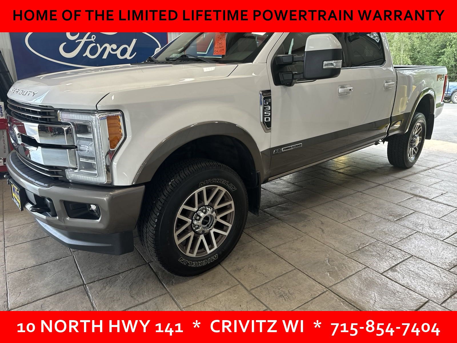 Used 2019 Ford F-350 Super Duty King Ranch with VIN 1FT8W3BT0KEC04183 for sale in Crivitz, WI