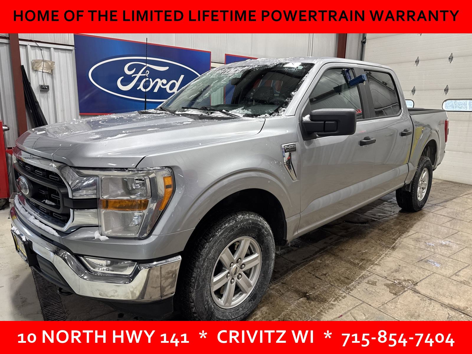 Used 2022 Ford F-150 XLT with VIN 1FTFW1E52NFB48108 for sale in Crivitz, WI