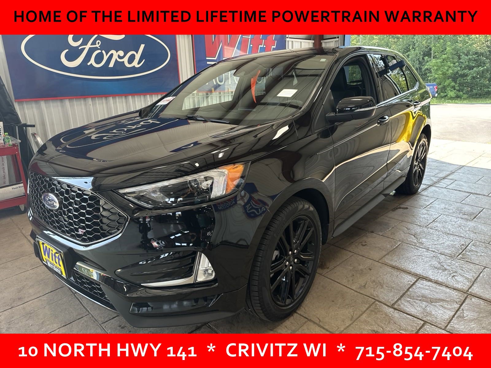 Used 2022 Ford Edge ST with VIN 2FMPK4AP7NBA23708 for sale in Crivitz, WI