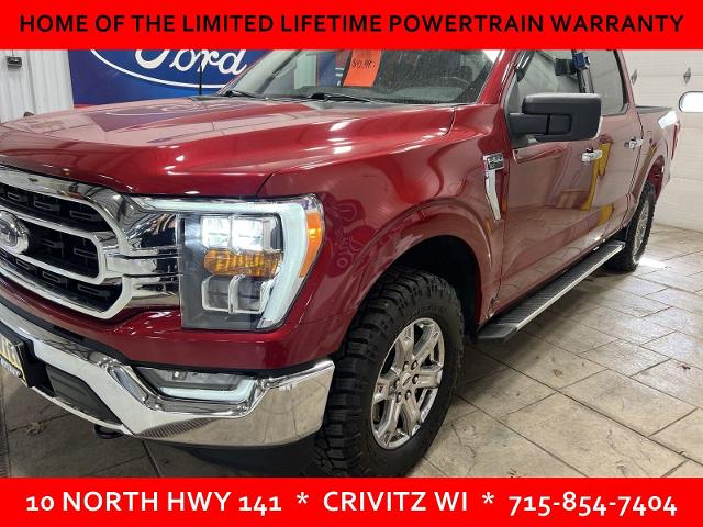 Used 2022 Ford F-150 XLT with VIN 1FTEW1EP9NKD74487 for sale in Crivitz, WI