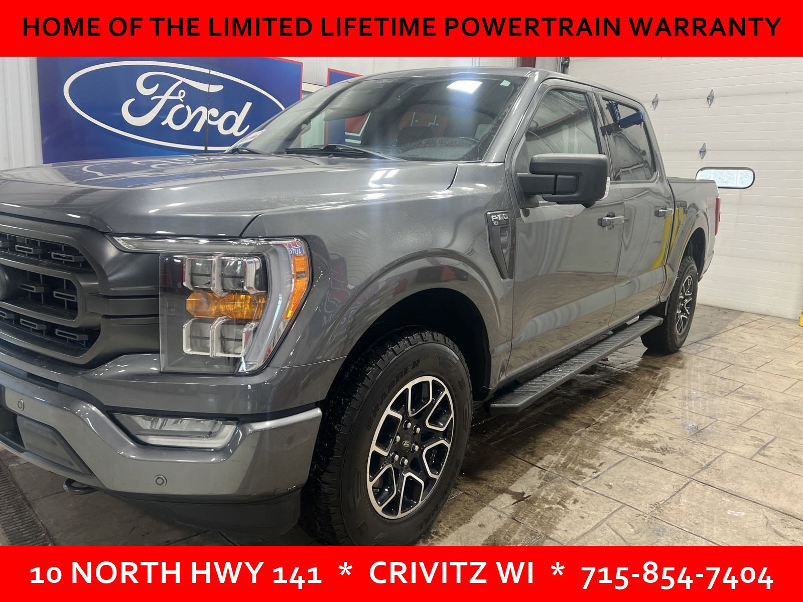Used 2022 Ford F-150 XLT with VIN 1FTFW1E84NKD19278 for sale in Crivitz, WI