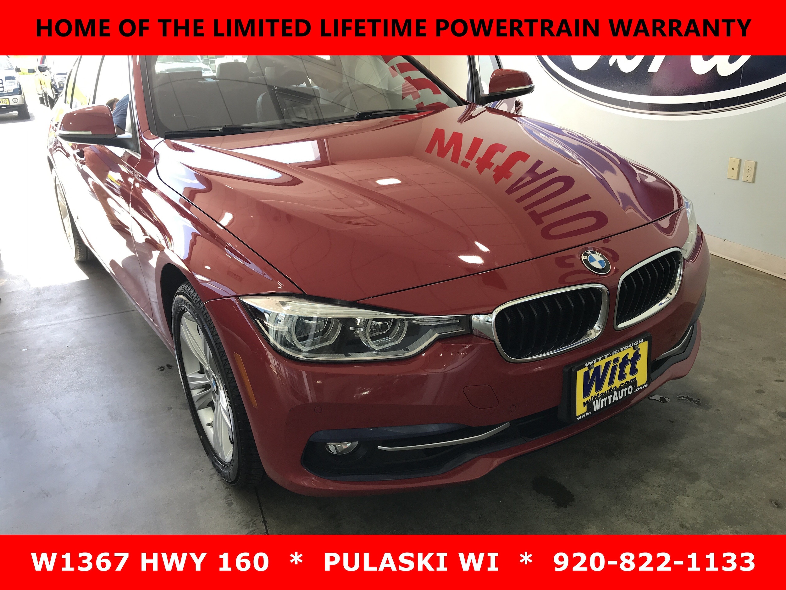 Used 2017 BMW 3 Series 330i with VIN WBA8D9C39HA011048 for sale in Pulaski, WI