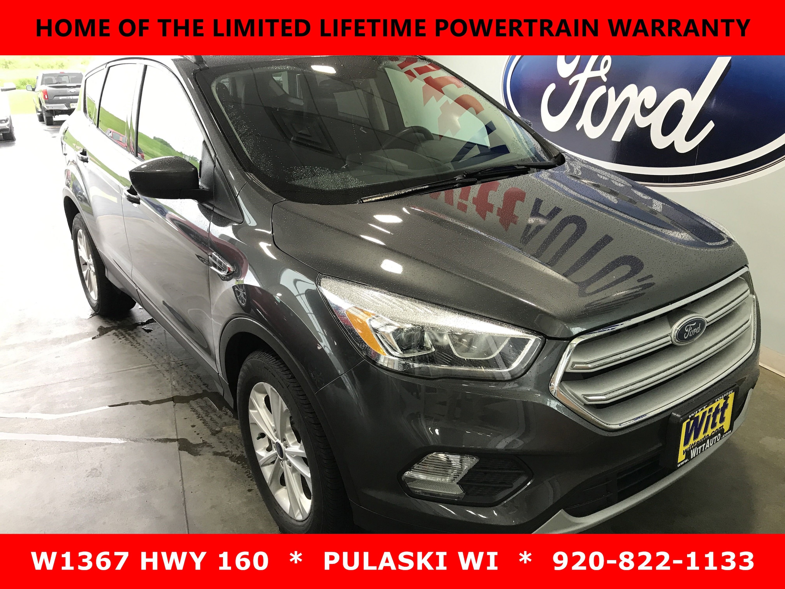 Used 2018 Ford Escape SEL with VIN 1FMCU9HD4JUA61550 for sale in Pulaski, WI