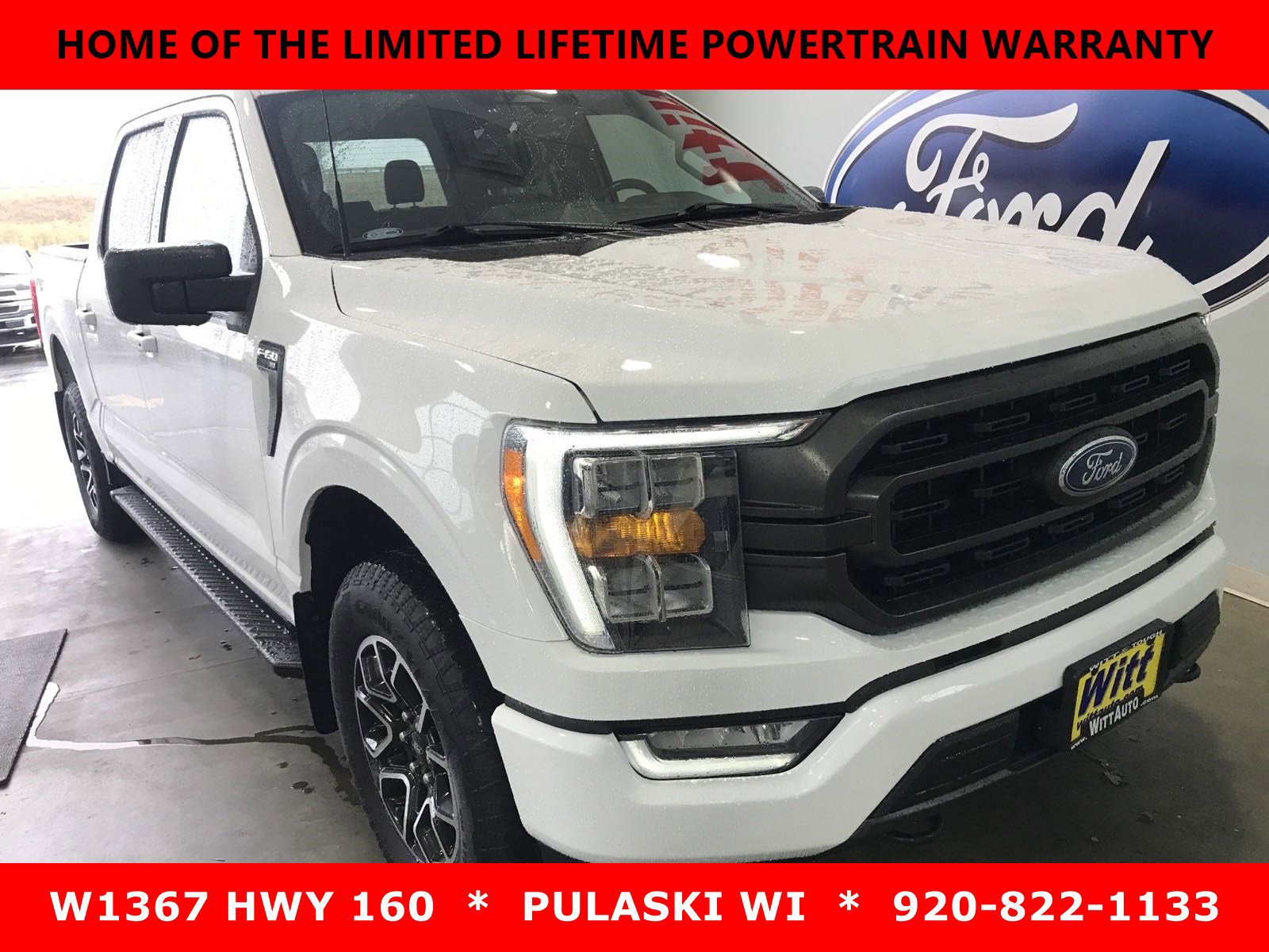 Used 2022 Ford F-150 XLT with VIN 1FTEW1EP6NKE74384 for sale in Pulaski, WI