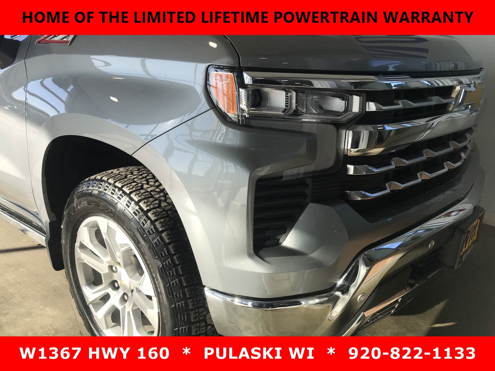 Used 2024 Chevrolet Silverado 1500 LTZ with VIN 1GCUDGED0RZ225344 for sale in Pulaski, WI
