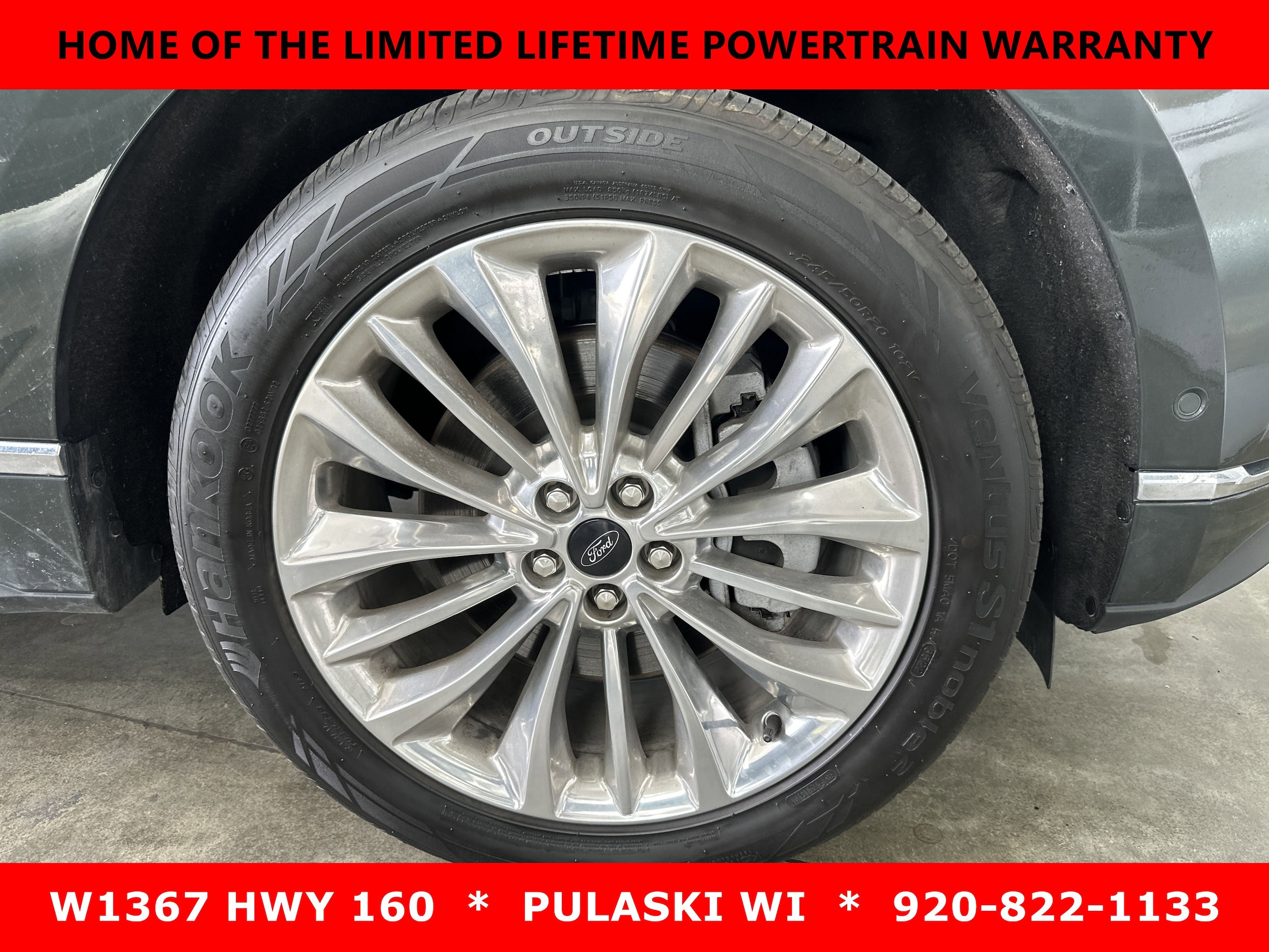 Used 2024 Ford Edge Titanium with VIN 2FMPK4K94RBA02885 for sale in Pulaski, WI