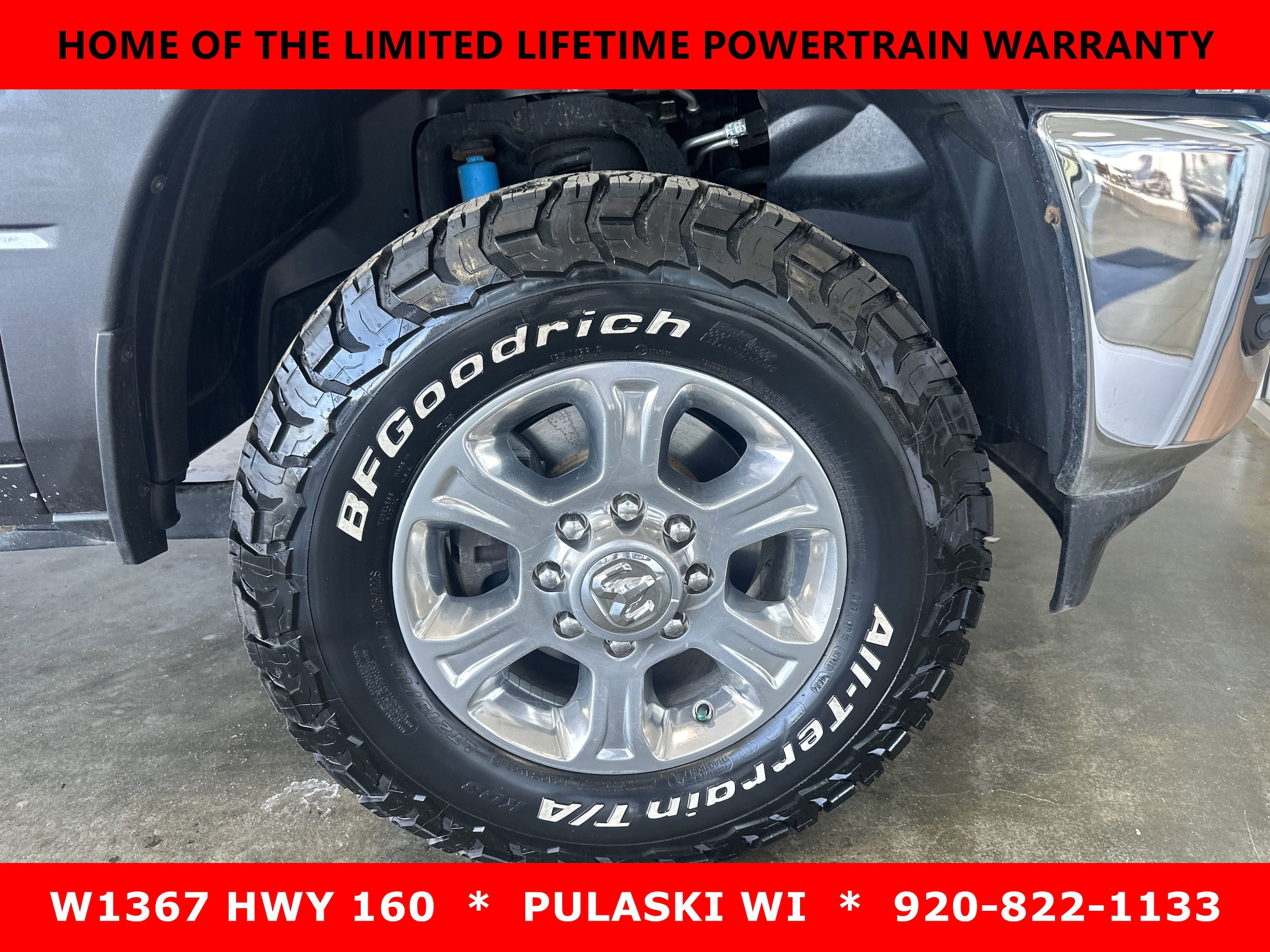 Used 2022 RAM Ram 2500 Pickup Big Horn with VIN 3C6UR5JJ2NG269199 for sale in Pulaski, WI