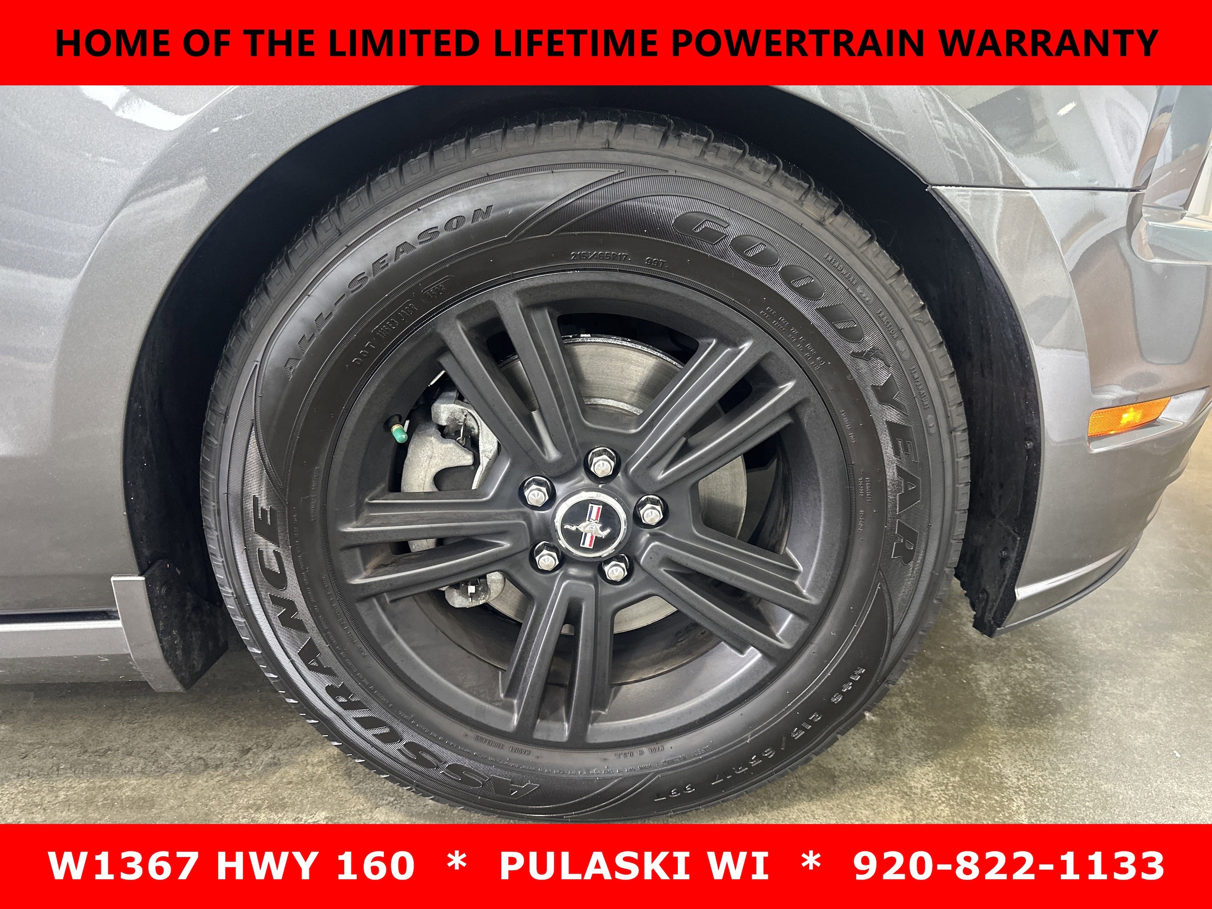 Used 2014 Ford Mustang V6 with VIN 1ZVBP8EM6E5323071 for sale in Pulaski, WI