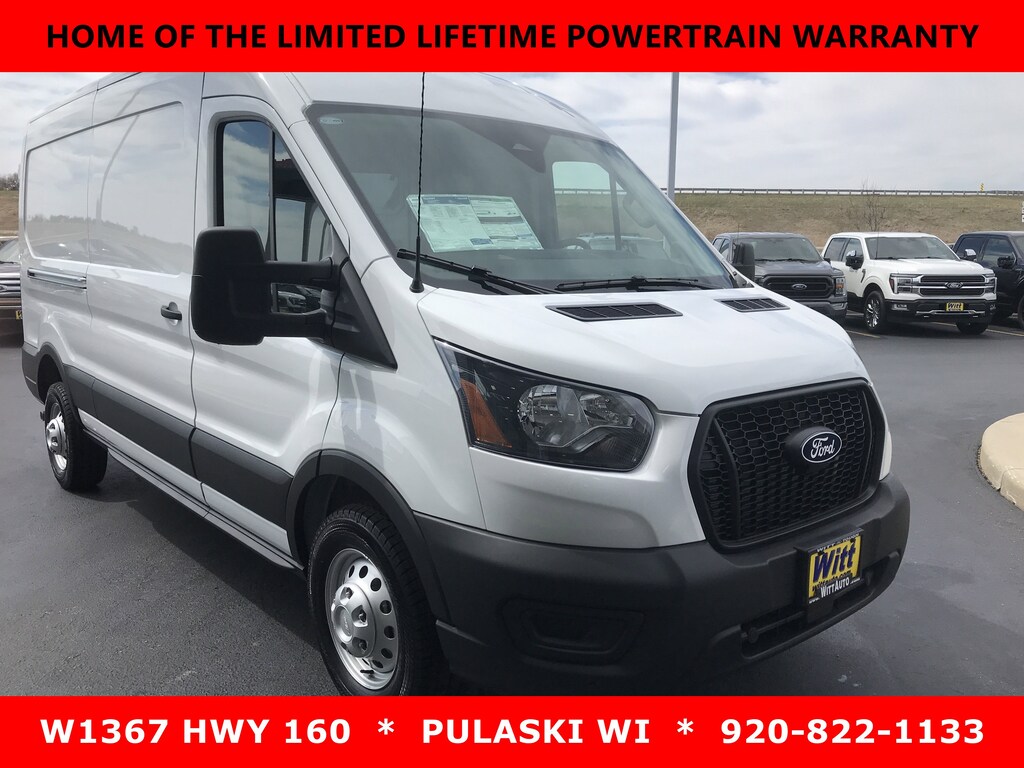 New 2026 Ford Transit Cargo Van T-350 148 Med Rf 9500 GVWR RWD