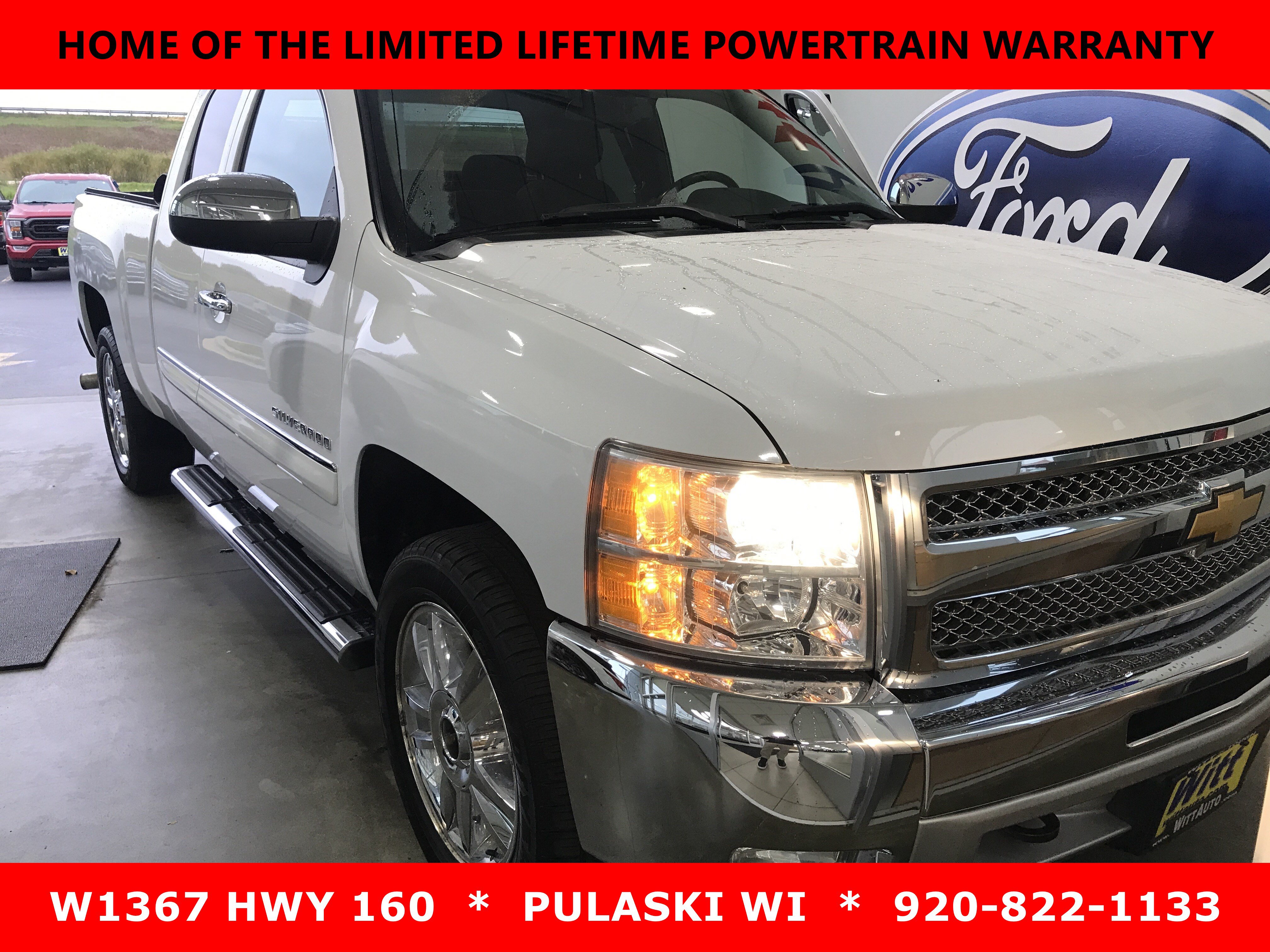 Used 2013 Chevrolet Silverado 1500 LT with VIN 1GCRKSE77DZ104411 for sale in Pulaski, WI