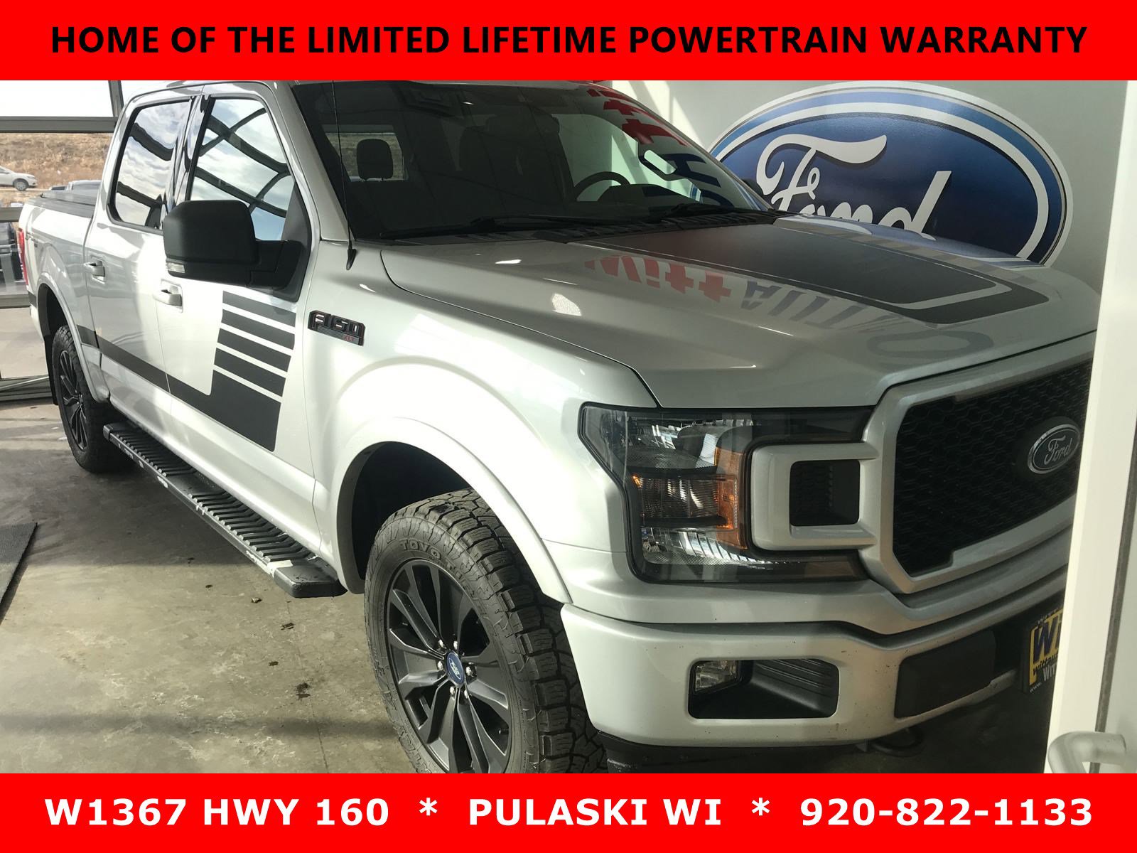 Used 2019 Ford F-150 XLT with VIN 1FTEW1E57KFA36282 for sale in Pulaski, WI