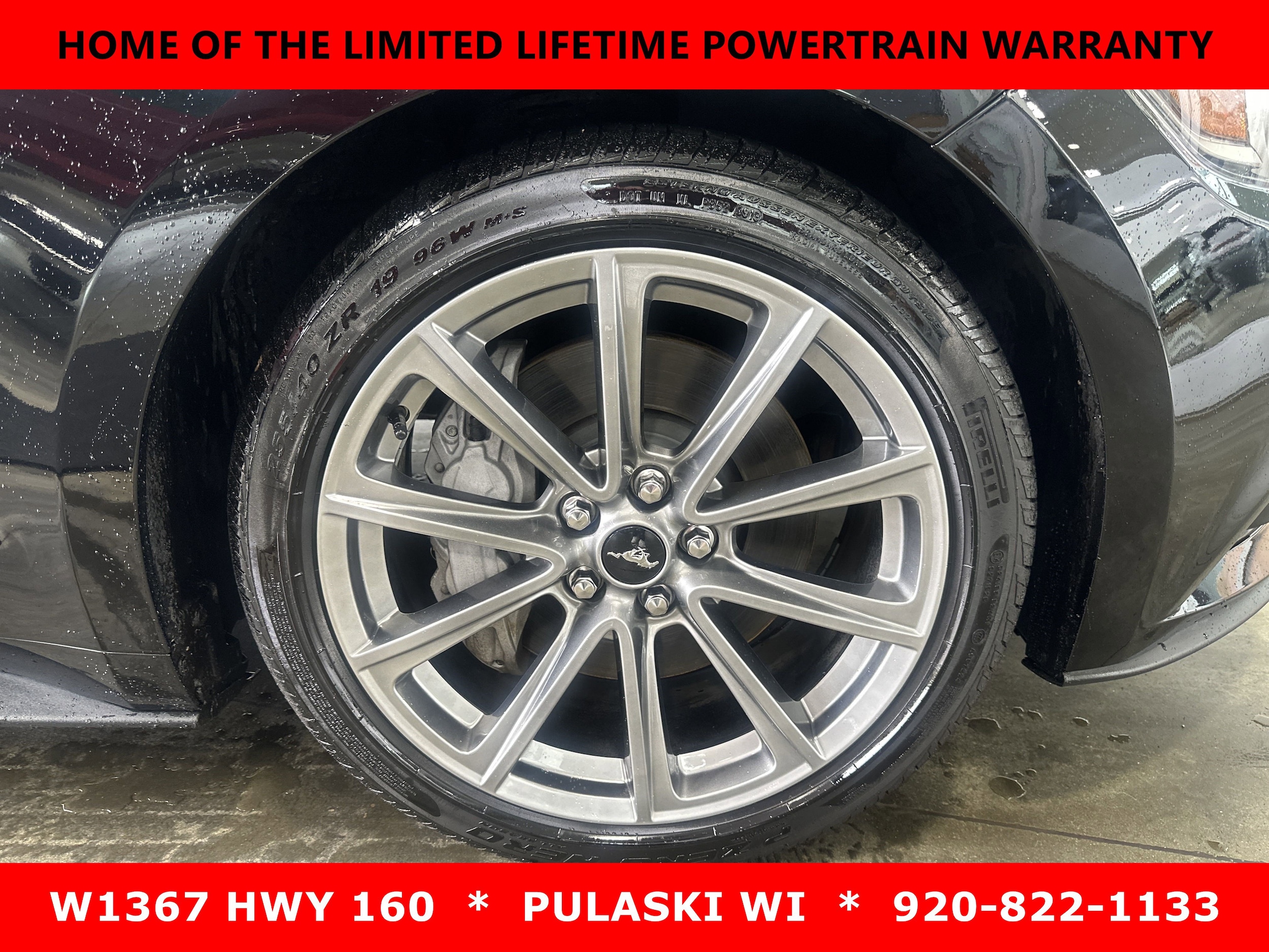 Used 2015 Ford Mustang GT Premium with VIN 1FA6P8CFXF5309884 for sale in Pulaski, WI