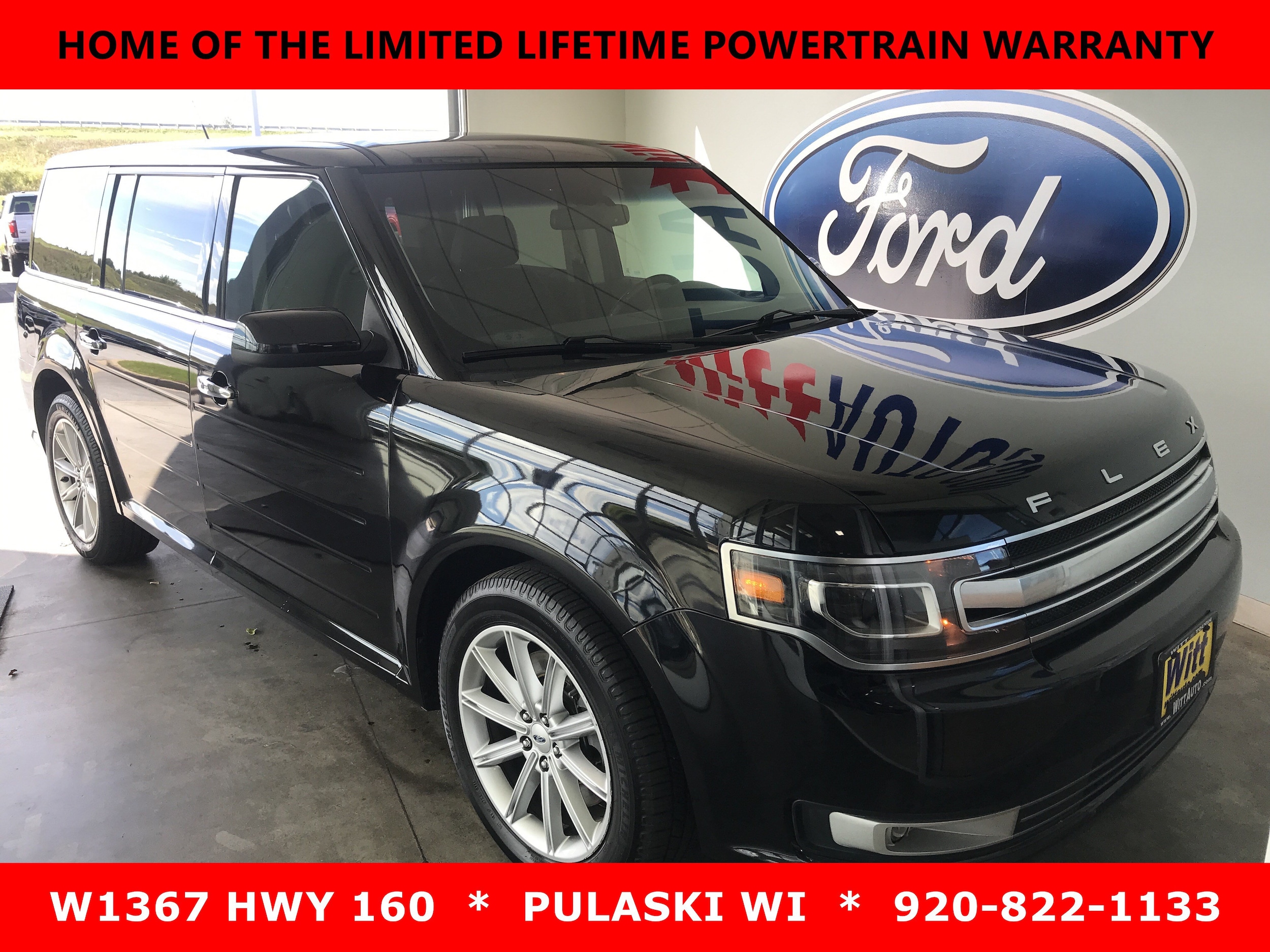 Used 2017 Ford Flex Limited with VIN 2FMHK6D82HBA11880 for sale in Pulaski, WI