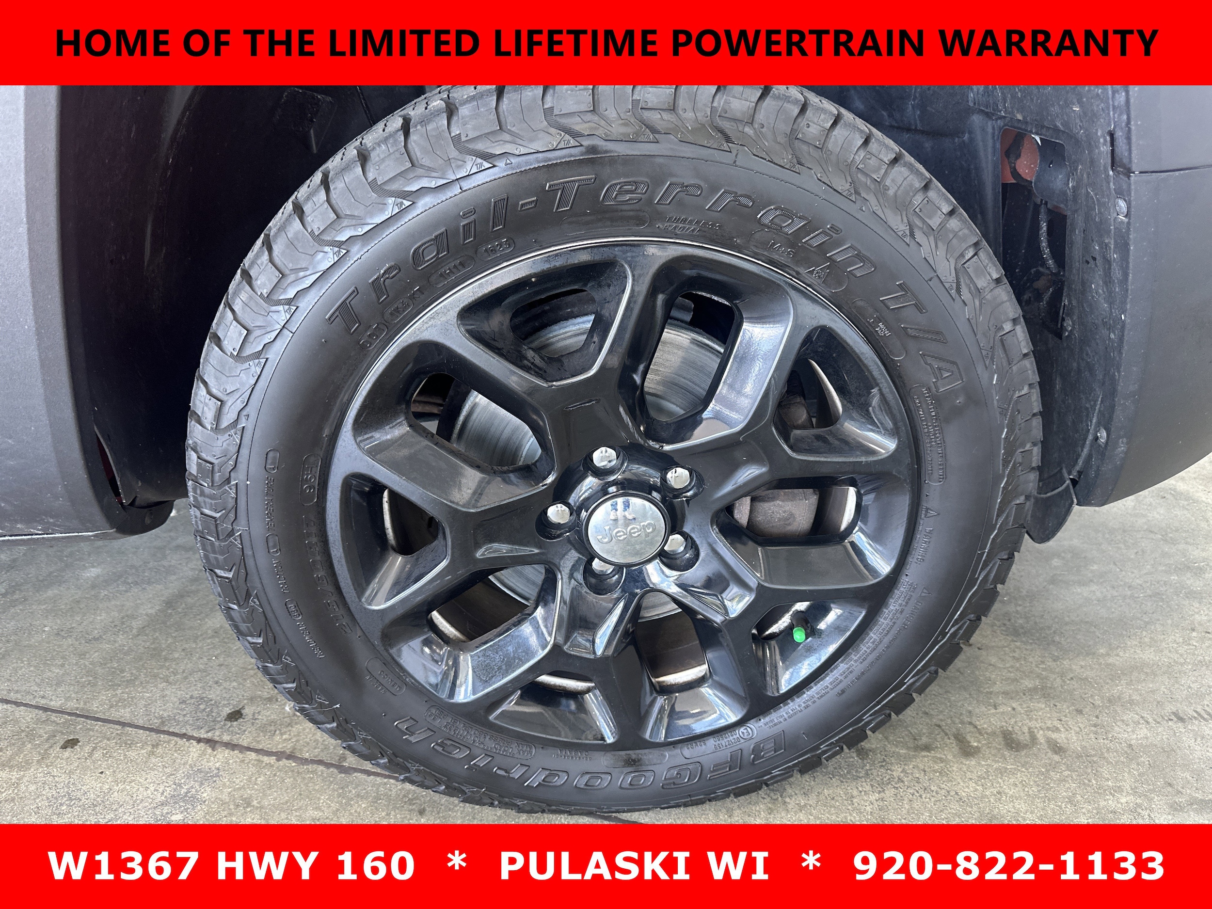 Used 2017 Jeep Renegade Latitude with VIN ZACCJBBB1HPE70810 for sale in Pulaski, WI