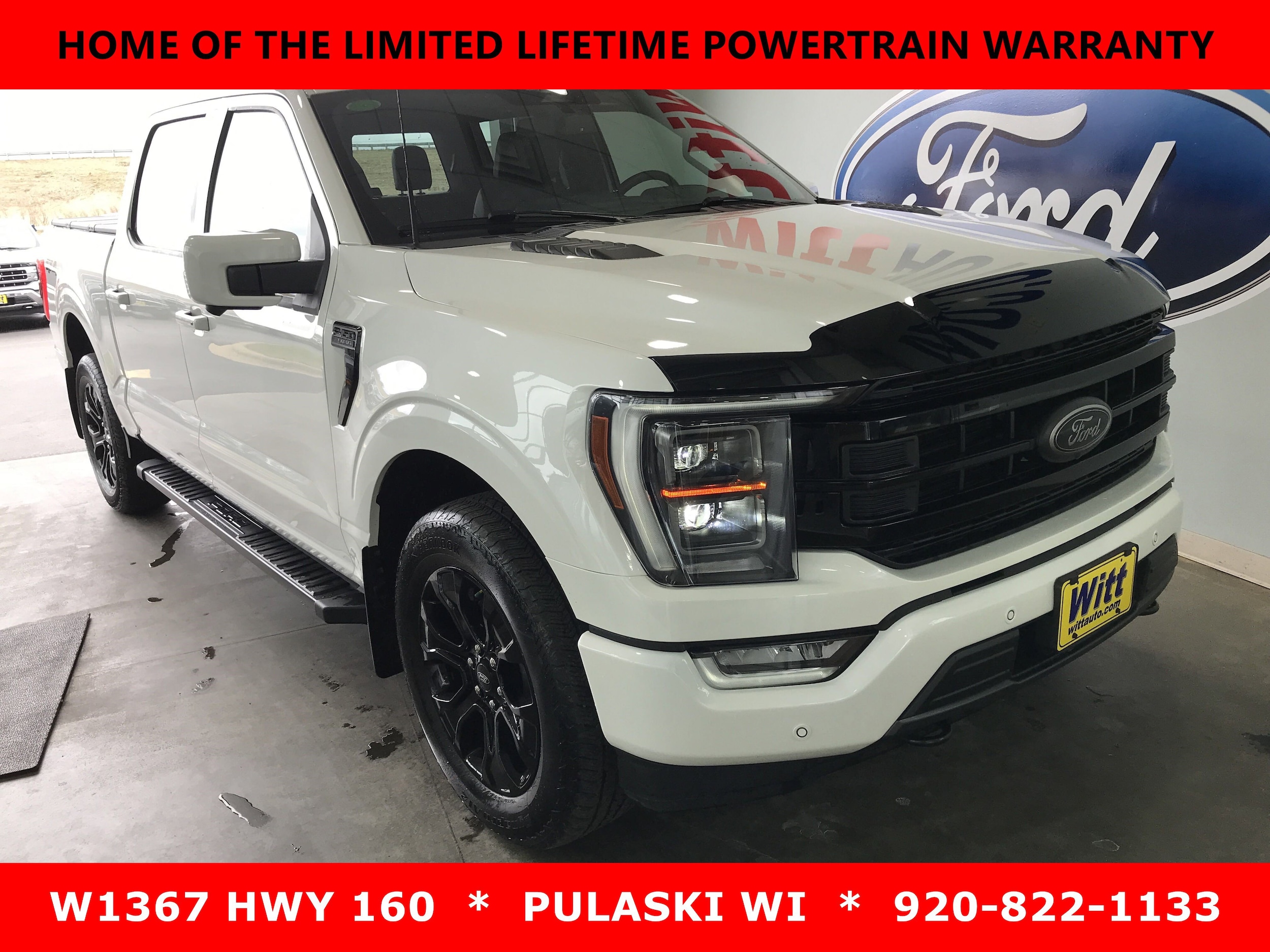 Used 2023 Ford F-150 Lariat with VIN 1FTFW1E82PFC01337 for sale in Pulaski, WI