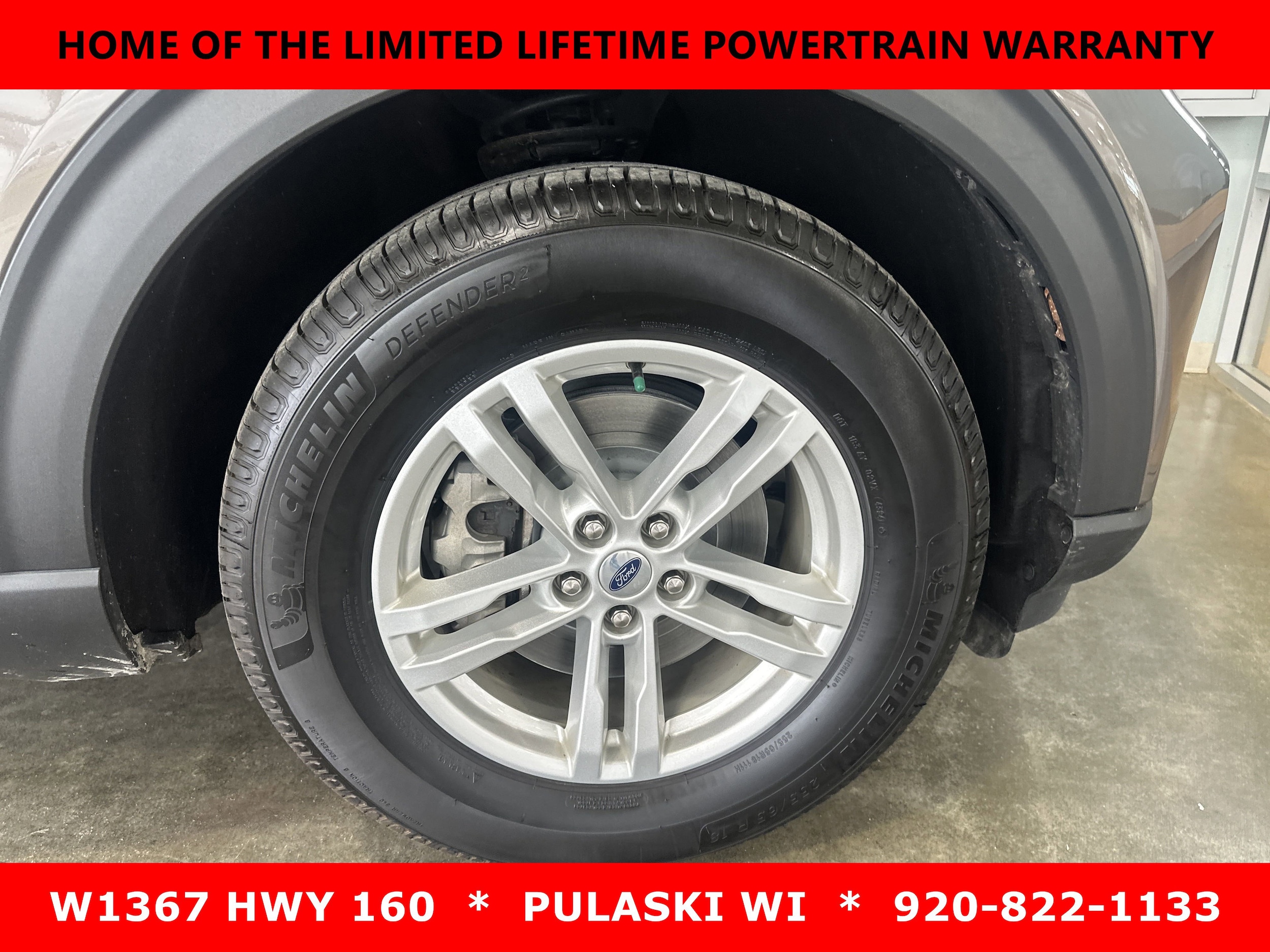 Used 2021 Ford Explorer XLT with VIN 1FMSK8DH2MGA49291 for sale in Pulaski, WI