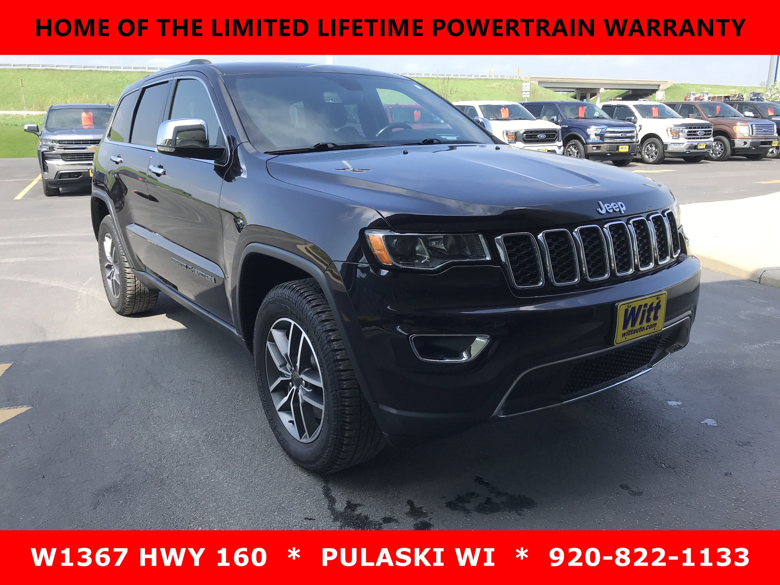 Used 2021 Jeep Grand Cherokee Limited with VIN 1C4RJFBG1MC603870 for sale in Pulaski, WI