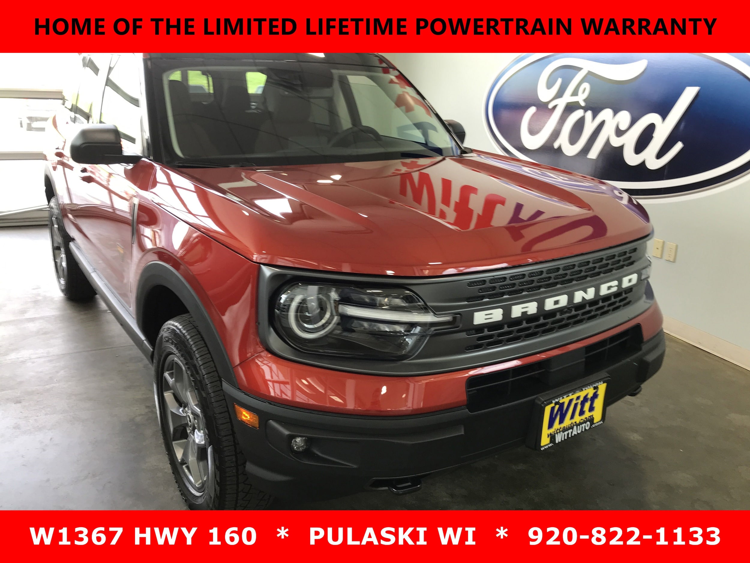Used 2023 Ford Bronco Sport Badlands with VIN 3FMCR9D98PRD78668 for sale in Pulaski, WI