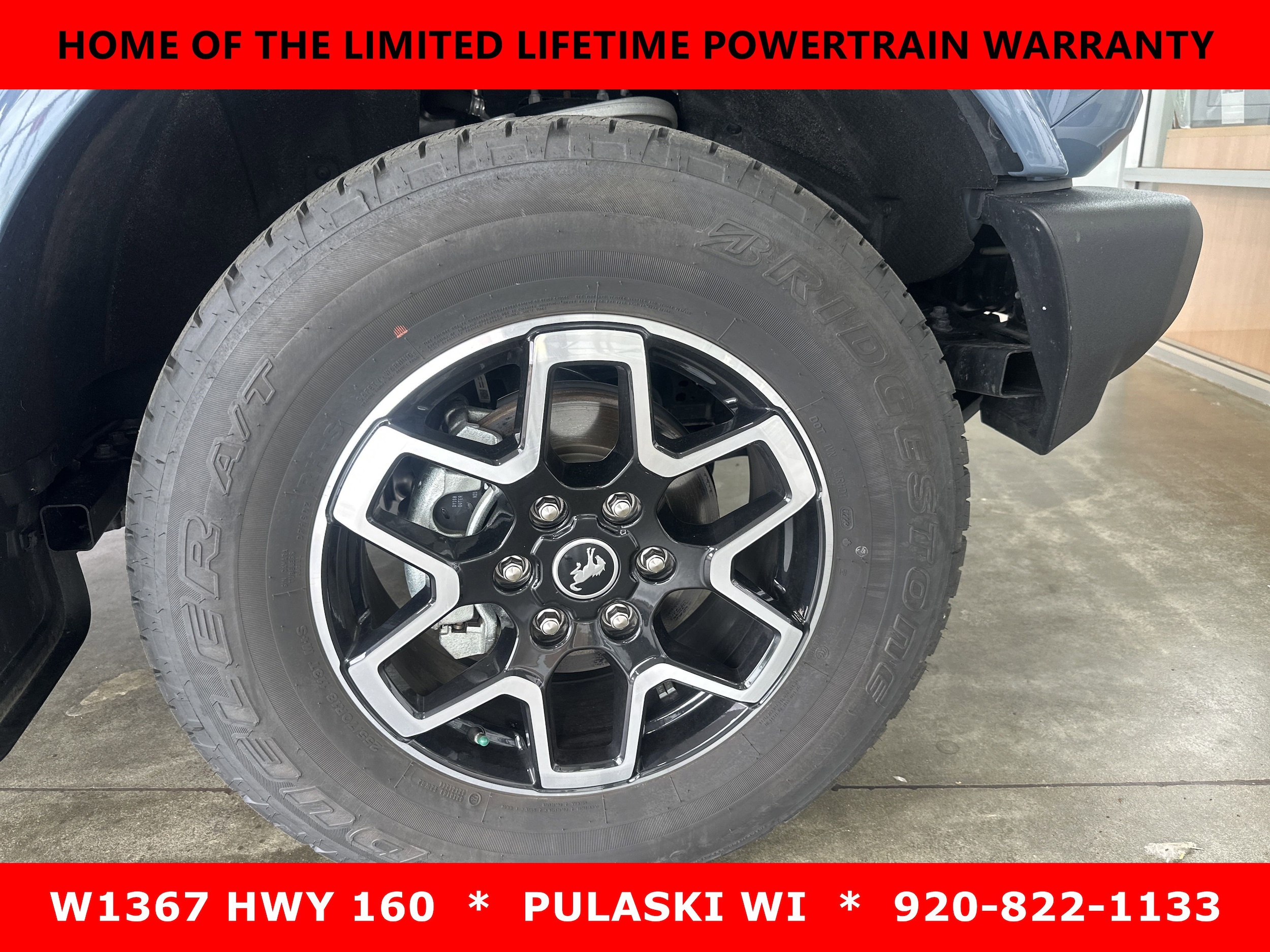 Used 2023 Ford Bronco 2-Door Outer Banks with VIN 1FMDE5CH1PLB19603 for sale in Pulaski, WI