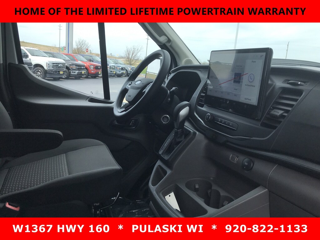 New 2026 Ford Transit Cargo Van T-350 148 Med Rf 9500 GVWR RWD