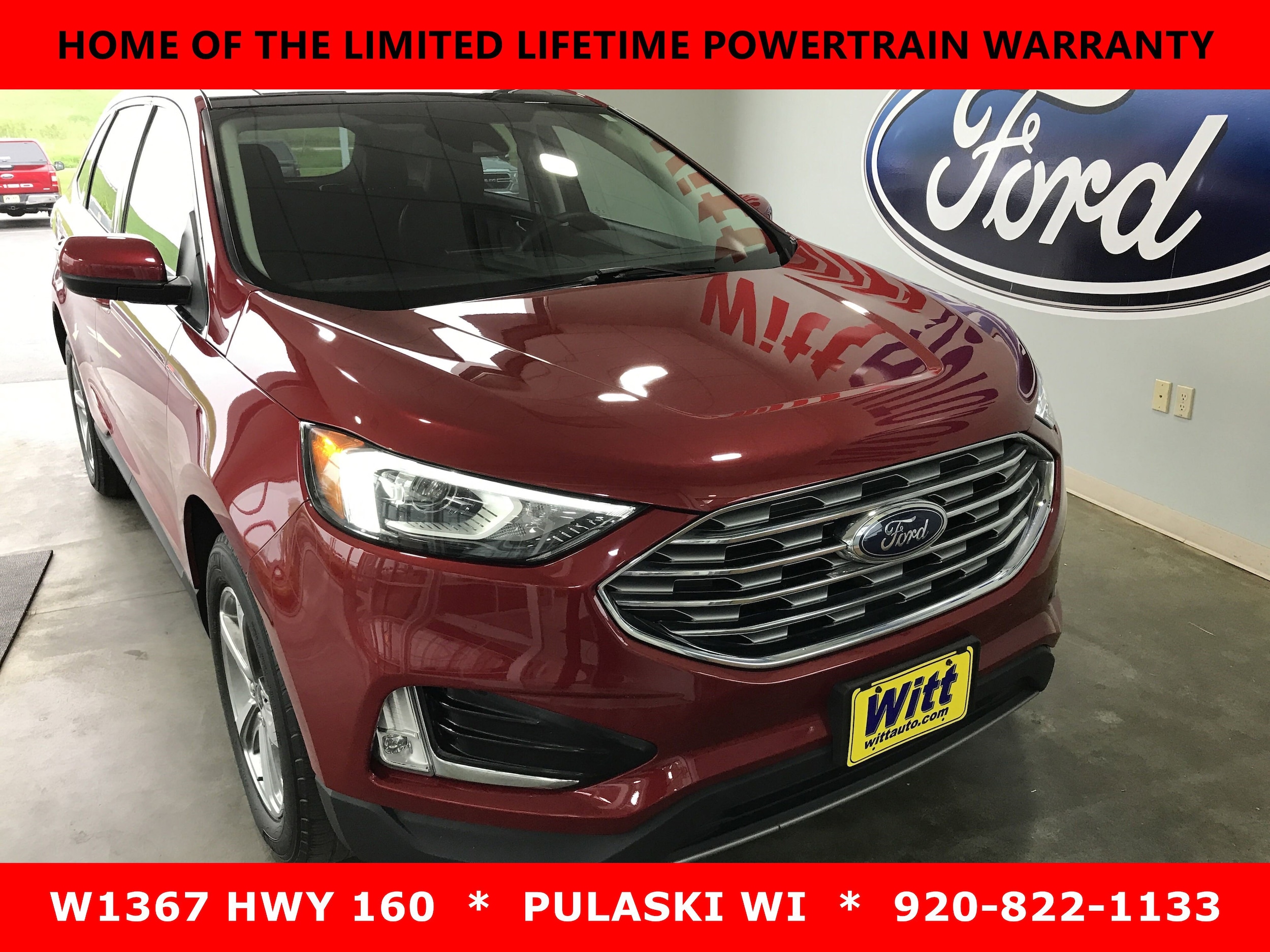 Used 2022 Ford Edge SEL with VIN 2FMPK4J95NBA43926 for sale in Pulaski, WI