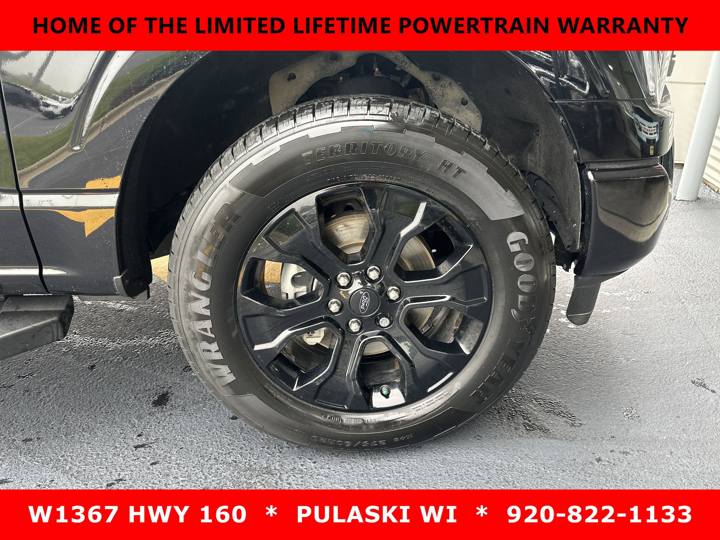 Used 2022 Ford F-150 XLT with VIN 1FTFW1E50NFB52920 for sale in Pulaski, WI