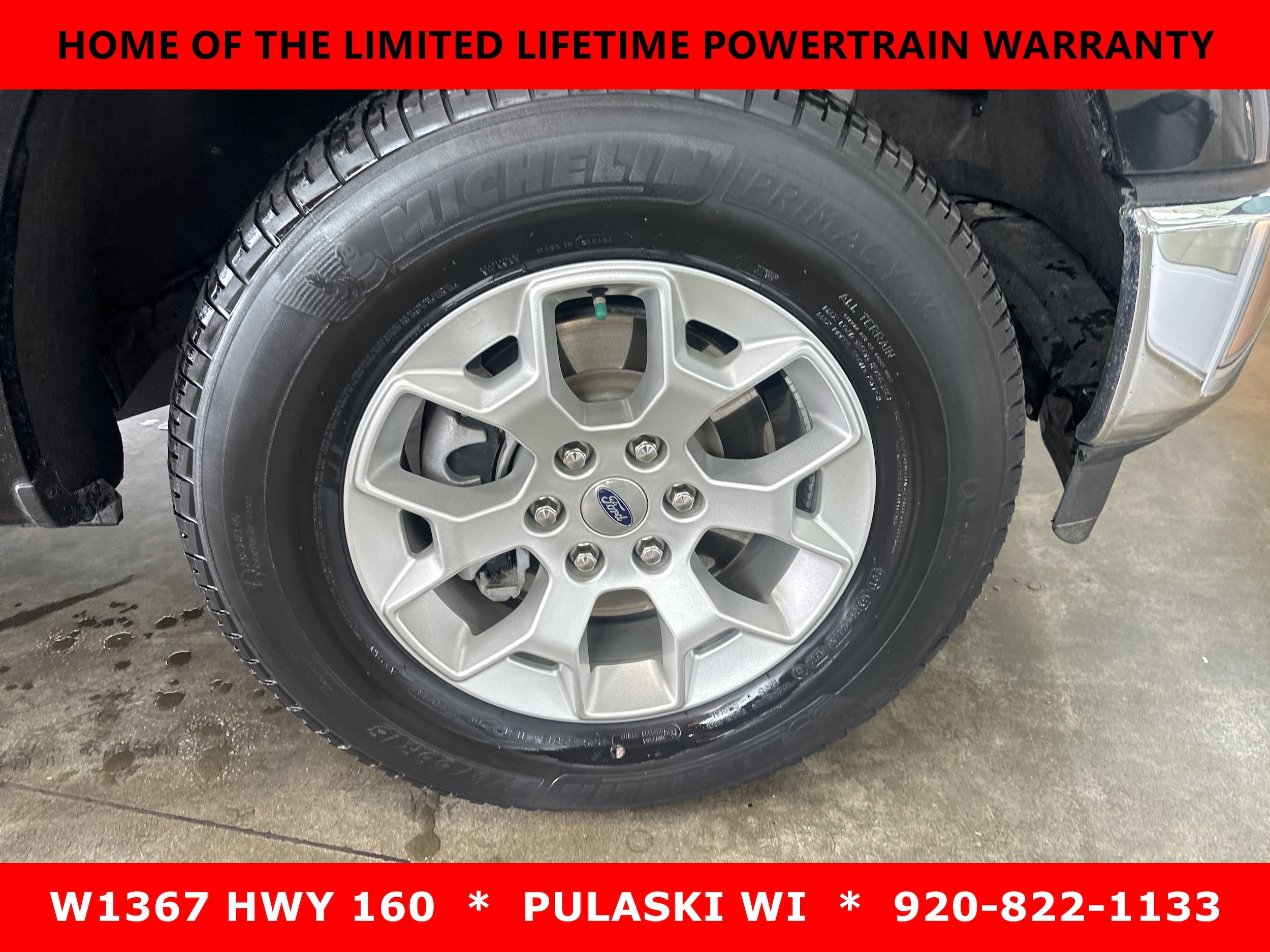 Used 2023 Ford F-150 XLT with VIN 1FTFW1E85PKD60828 for sale in Pulaski, WI