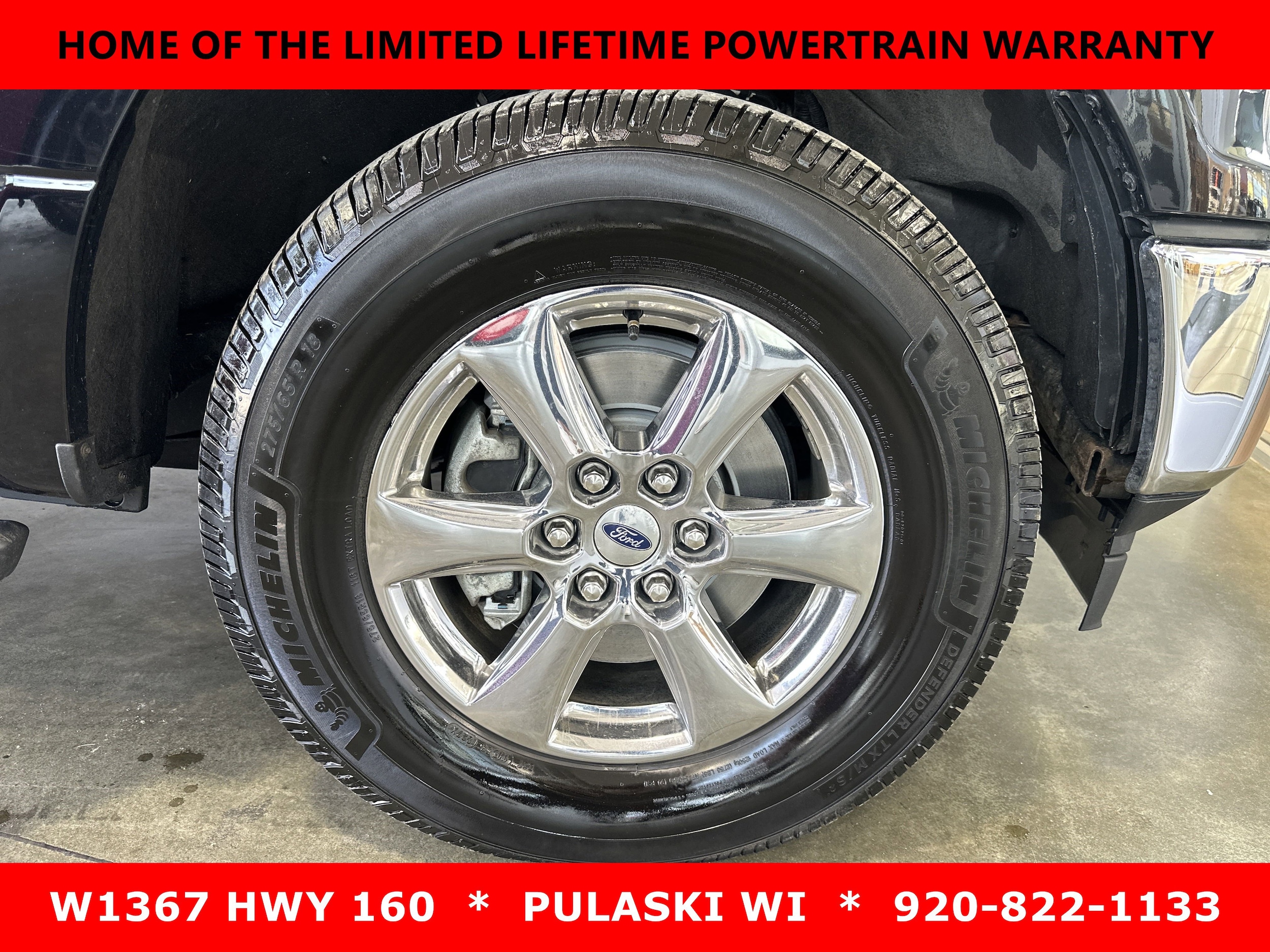 Used 2019 Ford F-150 XLT with VIN 1FTEW1E46KFC42393 for sale in Pulaski, WI