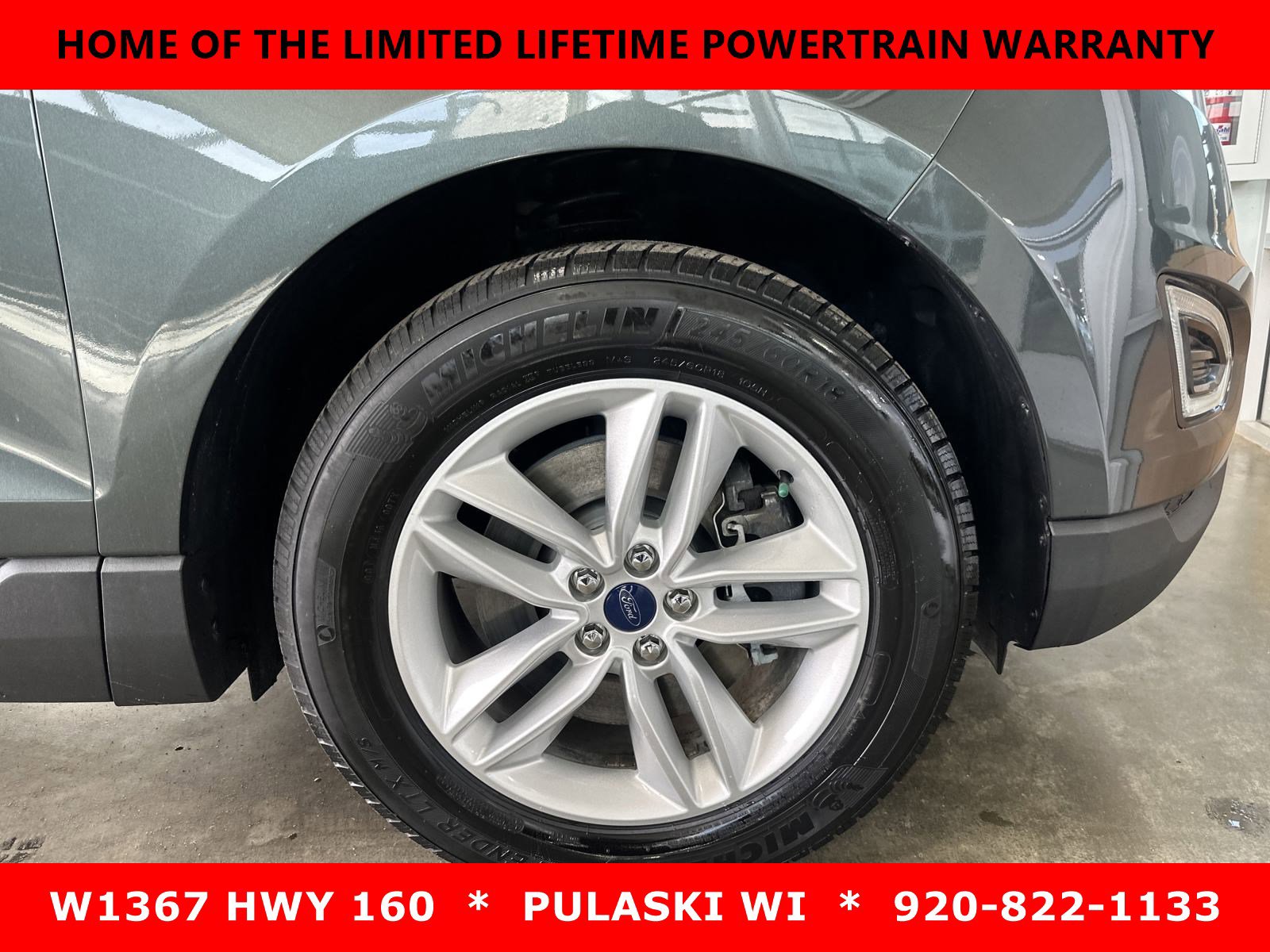 Used 2015 Ford Edge SEL with VIN 2FMTK4J86FBC10091 for sale in Pulaski, WI