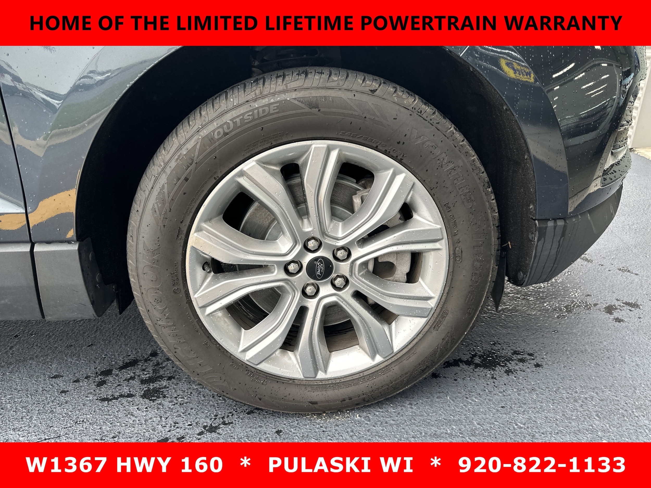 Used 2023 Ford Edge Titanium with VIN 2FMPK4K94PBA57222 for sale in Pulaski, WI