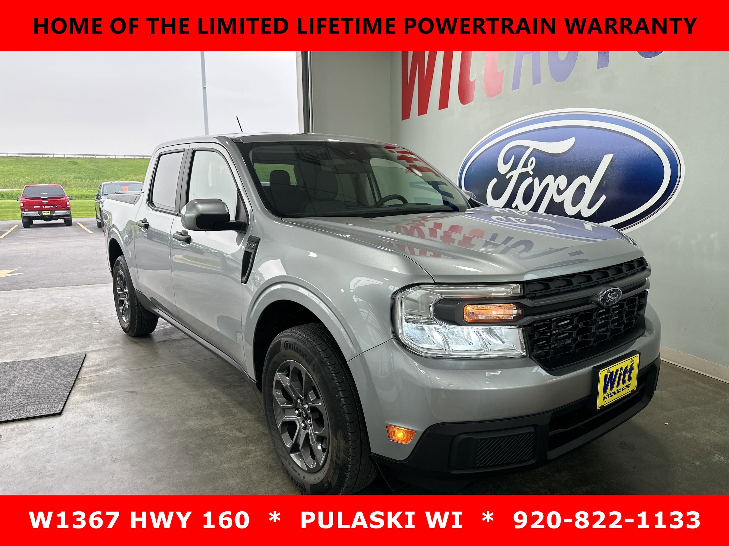 Used 2022 Ford Maverick XLT with VIN 3FTTW8F94NRB11075 for sale in Pulaski, WI