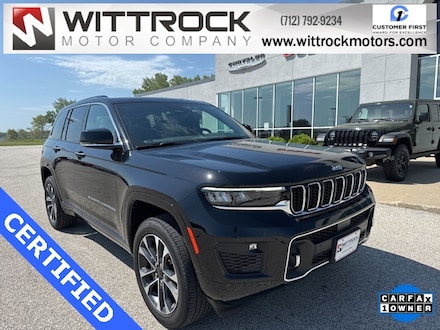 Used 2022 Jeep Grand Cherokee Overland SUV for Sale in Carroll, IA