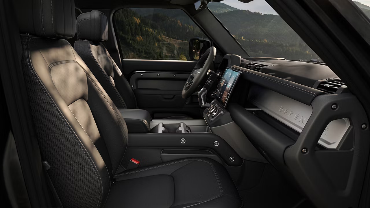 Front interior of the 2026 Defender 110