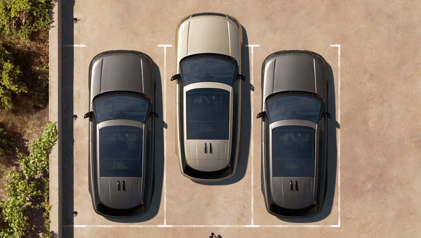 2026 Range Rover Models Aerial view