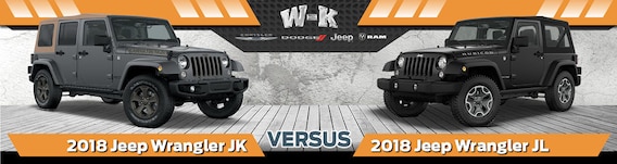 2018 Jeep Wrangler JK vs. JL: What's the Difference? | W-K CDJR