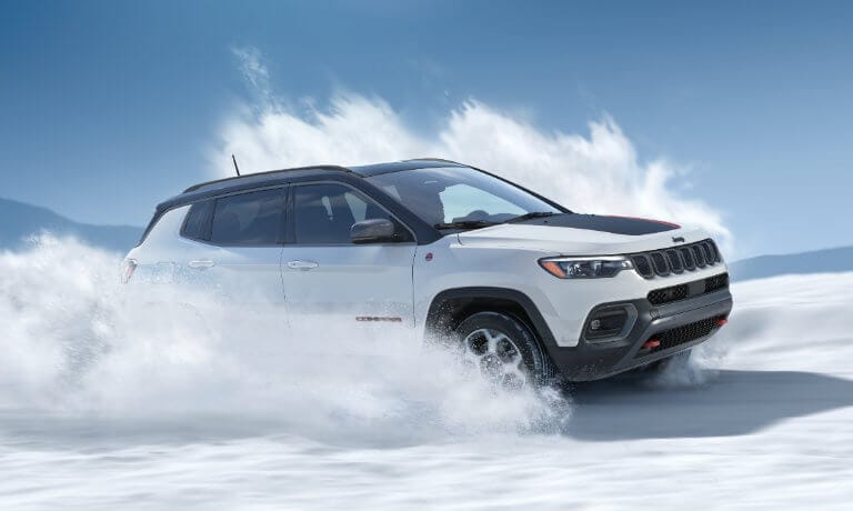 2022 Jeep Compass exterior offroading in snow