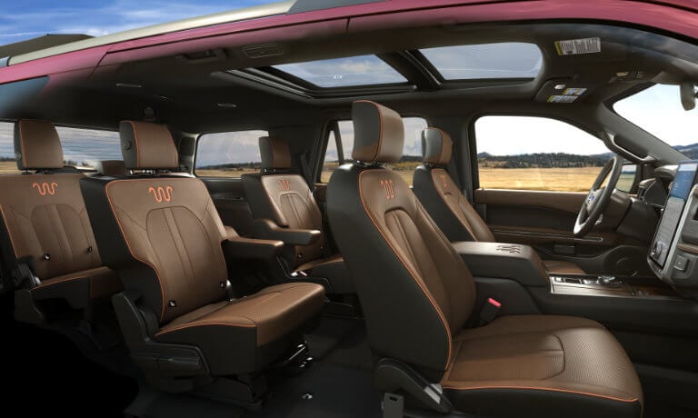 2022 Ford Expedition interior seating side view