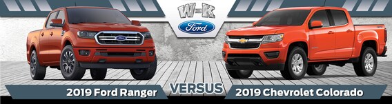 2019 Ford Ranger Vs 2019 Chevy Colorado W K Ford