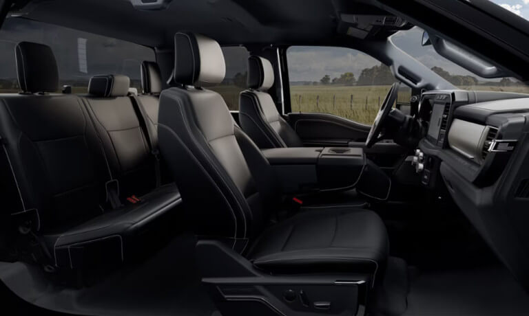 2023 Ford Super Duty interior seating
