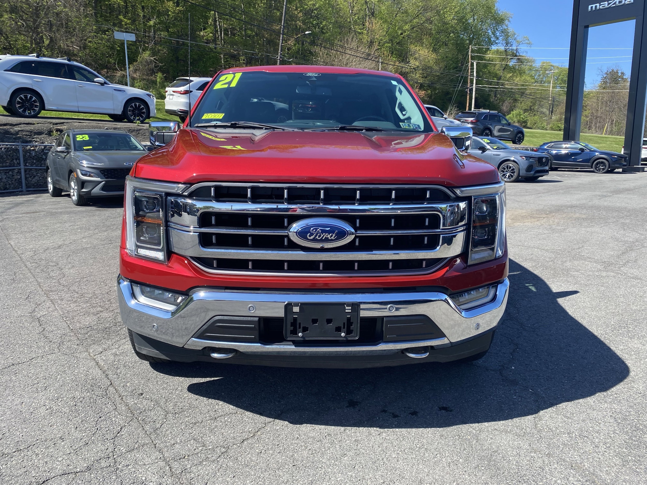 Used 2021 Ford F-150 Lariat with VIN 1FTFW1E82MKE22181 for sale in Northumberland, PA