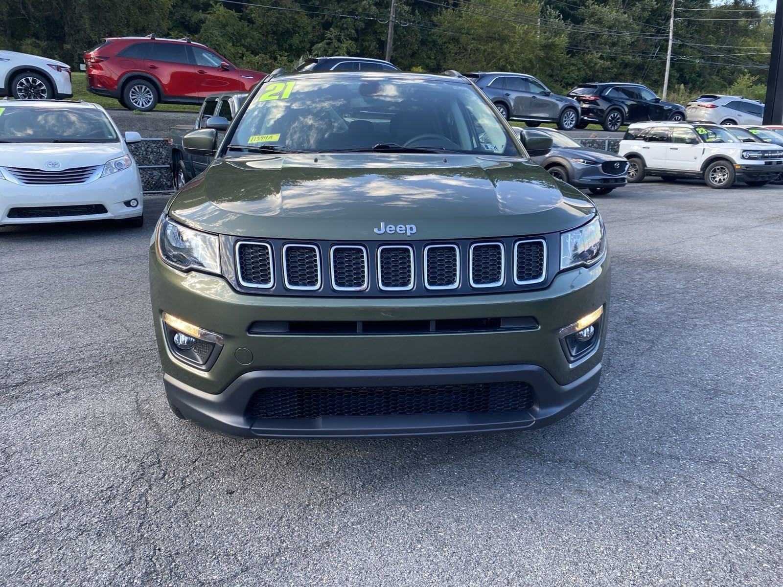 Used 2021 Jeep Compass Latitude with VIN 3C4NJDBBXMT506906 for sale in Northumberland, PA