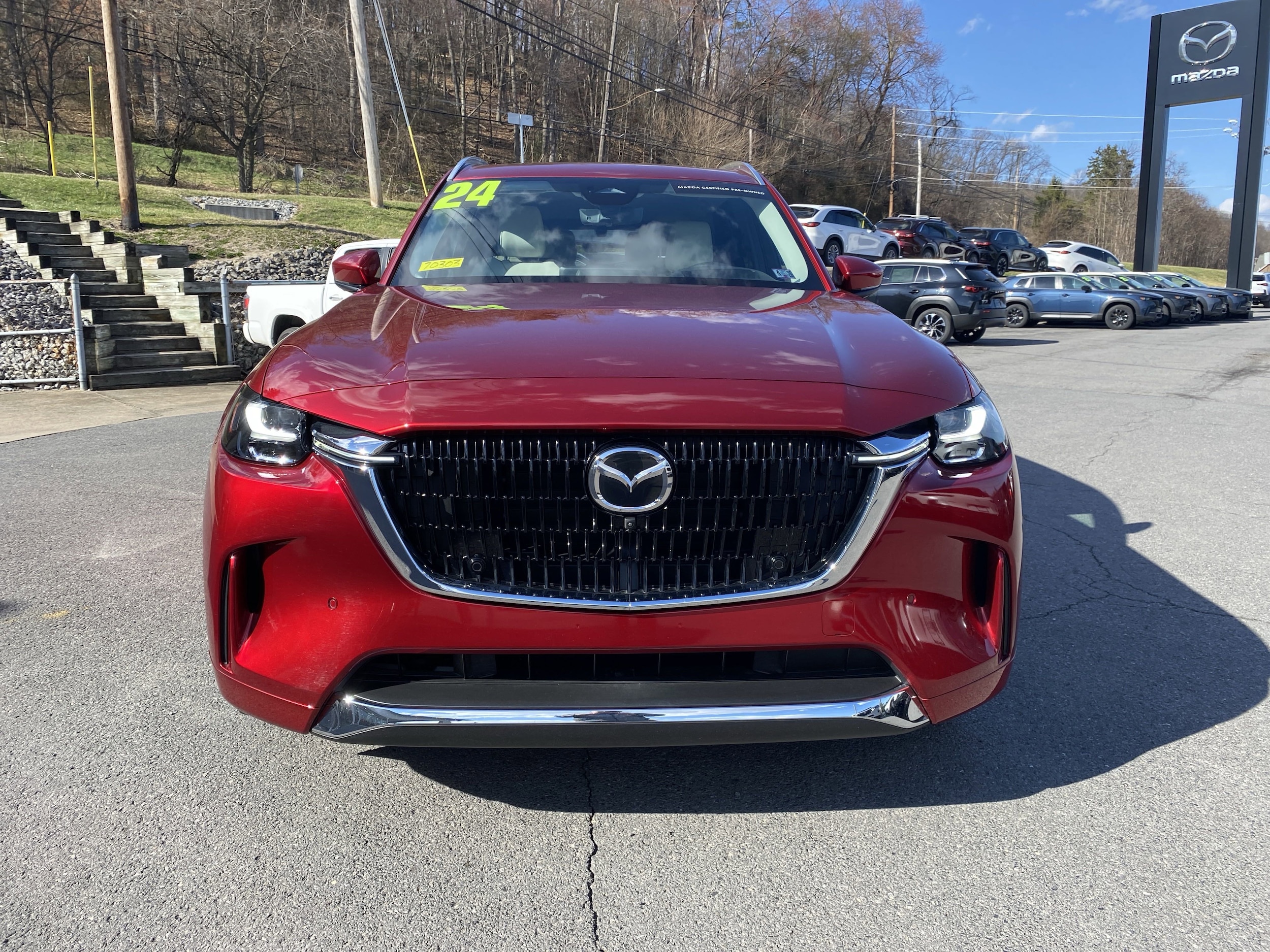 Certified 2024 Mazda CX-90 Turbo S Premium Plus Package with VIN JM3KKEHCXR1140554 for sale in Northumberland, PA