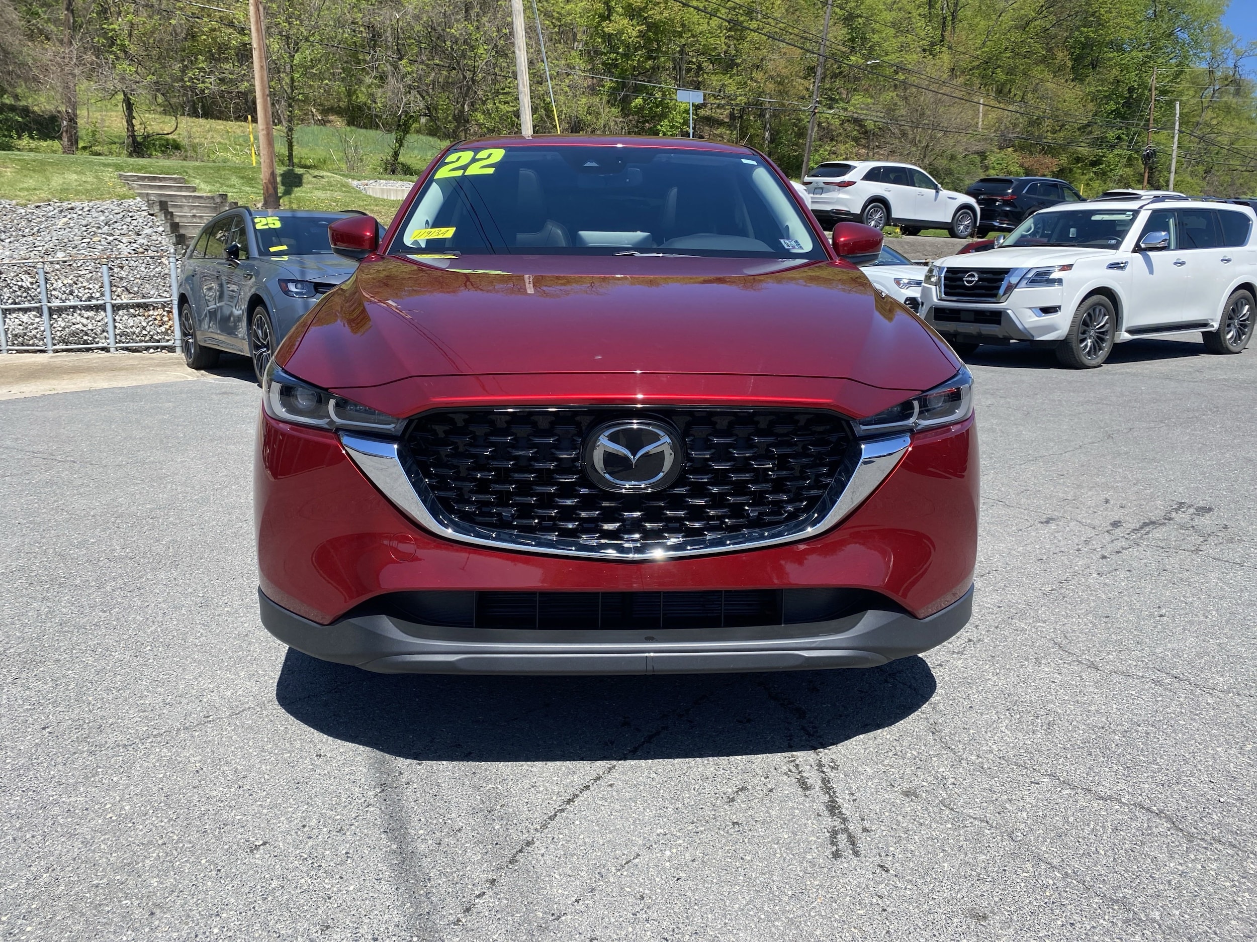 Certified 2022 Mazda CX-5 S Preferred package with VIN JM3KFBCM0N0587459 for sale in Northumberland, PA