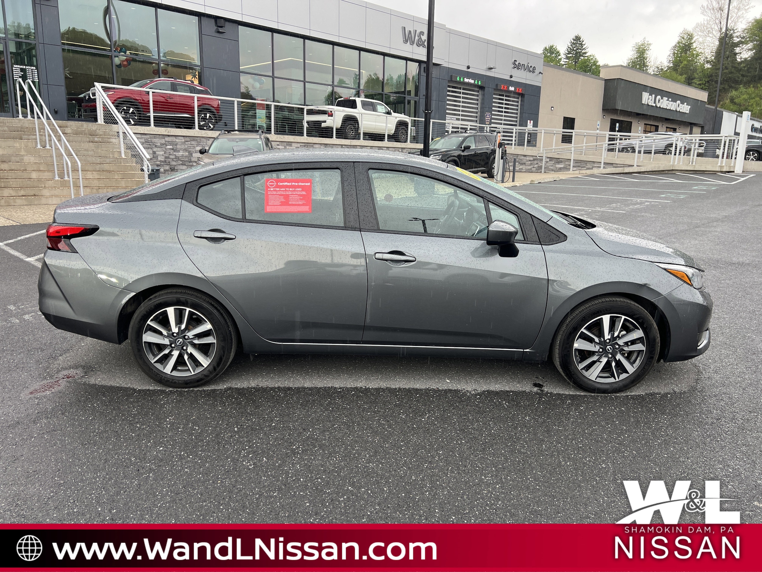 Certified 2025 Nissan Versa Sedan SV with VIN 3N1CN8EV5SL868604 for sale in Shamokin Dam, PA